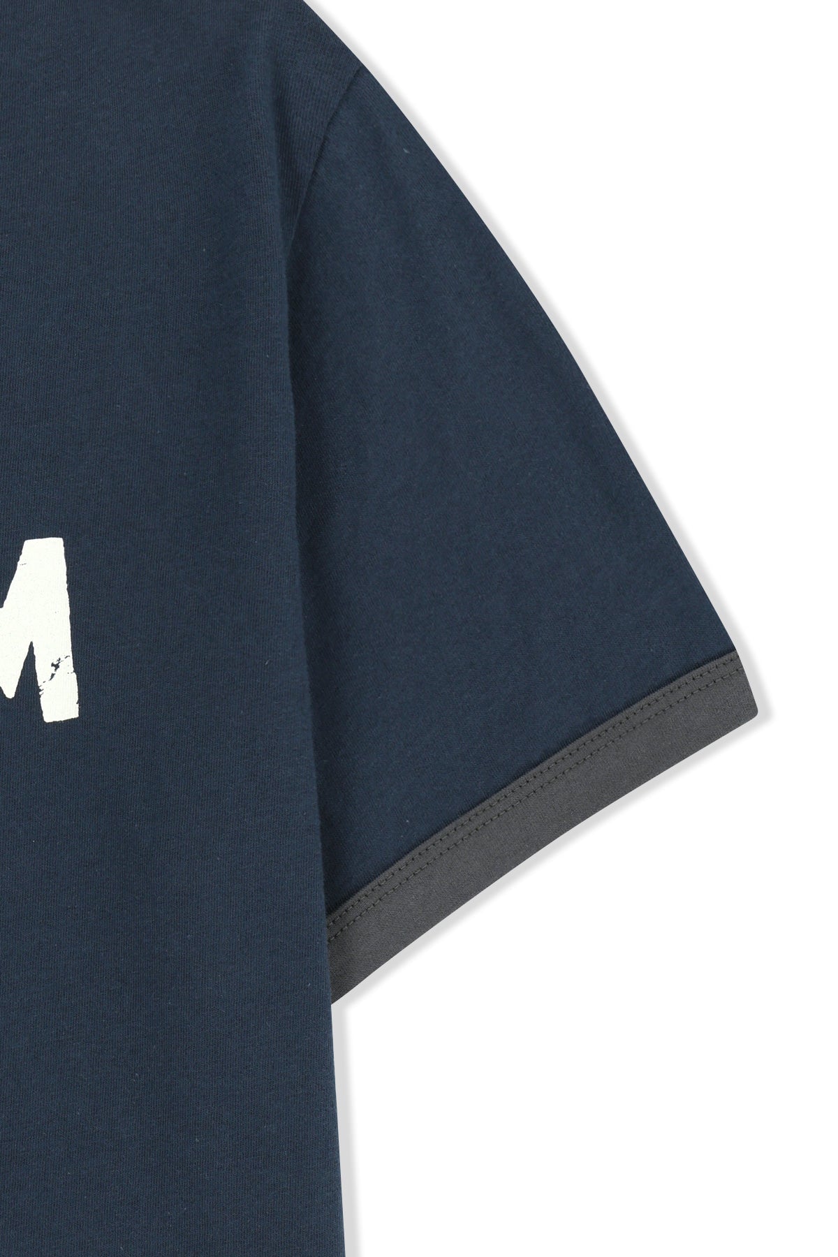 Matin Kim - Matin Logo Ringer Crop Top (Navy) product image 4 | TRAB K-Fashion Australia
