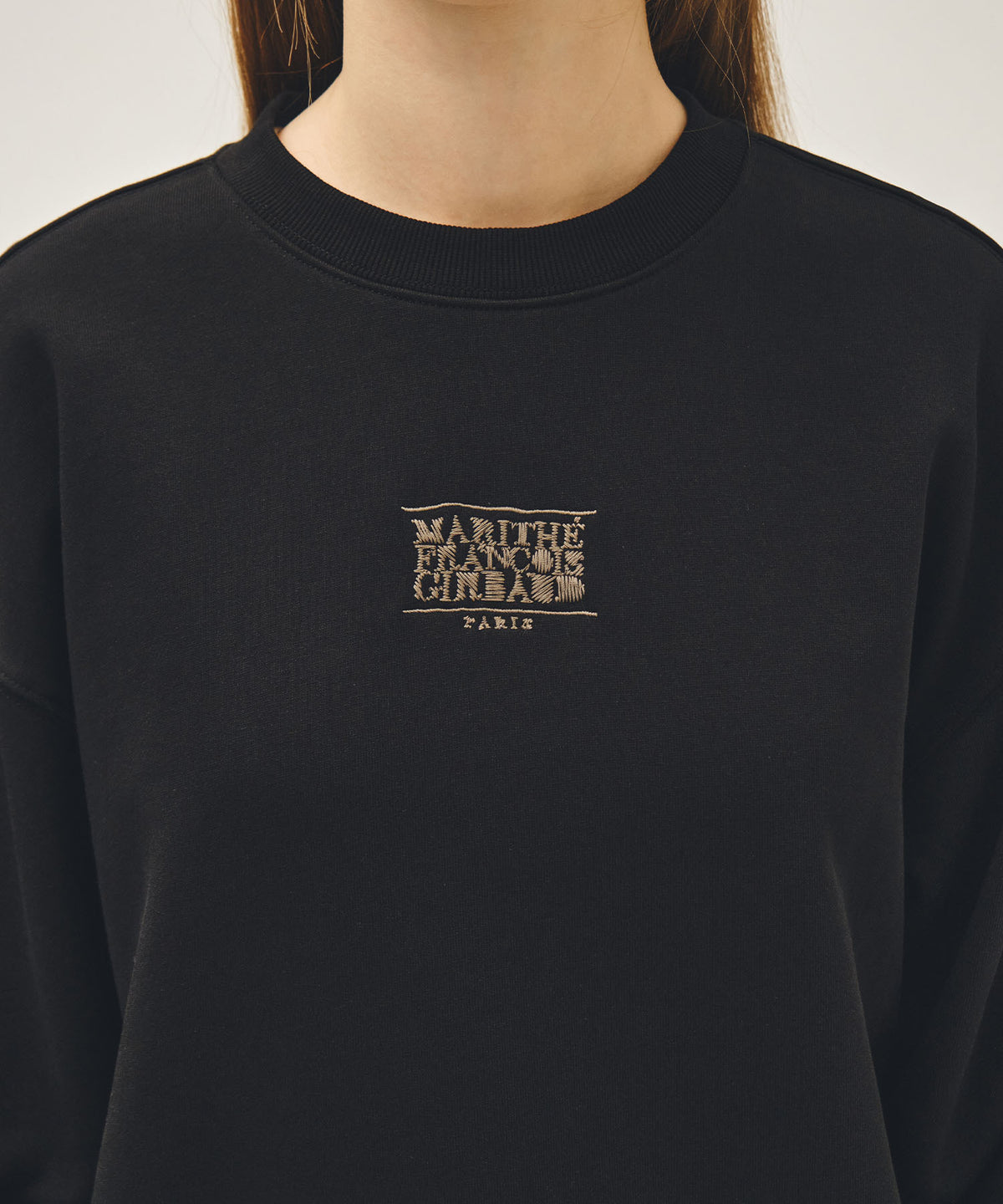 Marithe & Francois Girbaud - Drawing Classic Logo Sweatshirt (Black) product image 4 | TRAB K-Fashion Australia