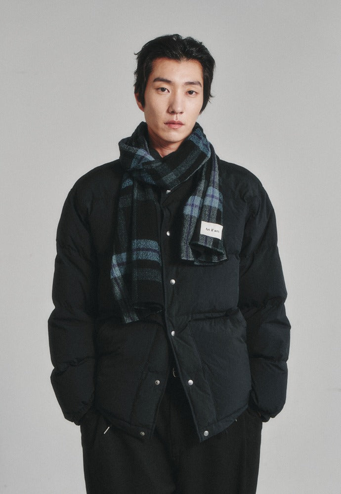 Art if acts - Logan Washed Down Jacket (Black) product image 1 | TRAB K-Fashion Australia