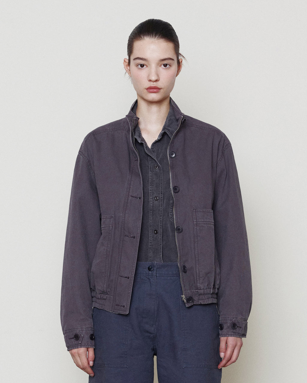 Brownyard - [Pre-Order – Ships September 18] W Washed Explorer Jacket (Navy) product image 3 | TRAB K-Fashion Australia