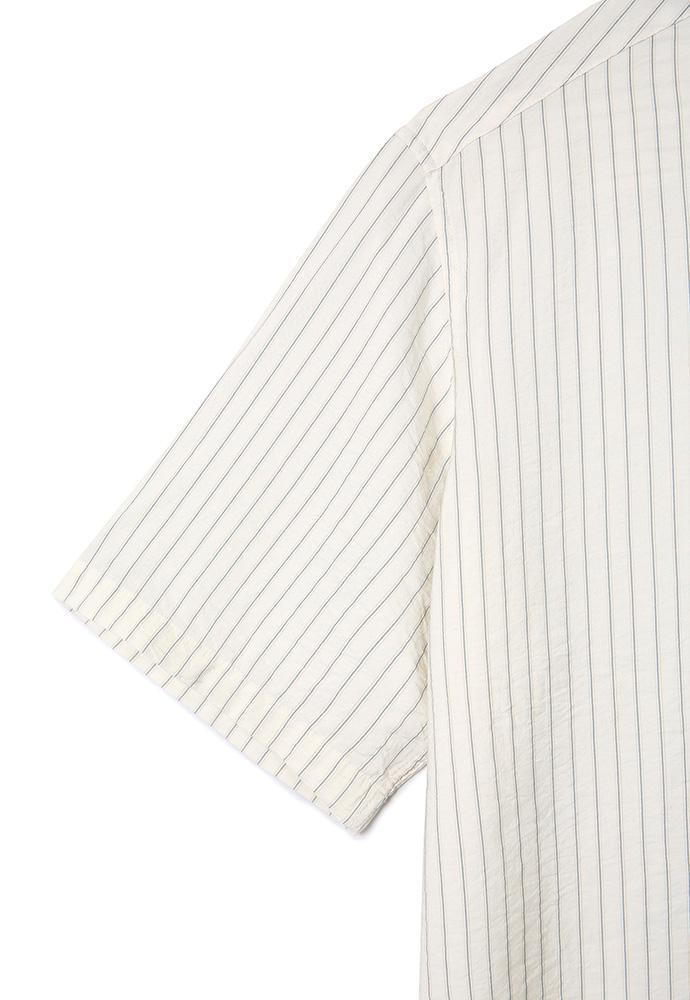 Art if acts - Wrinkle Rayon Half Shirt (Cream/Charcoal) product image 11 | TRAB K-Fashion Australia