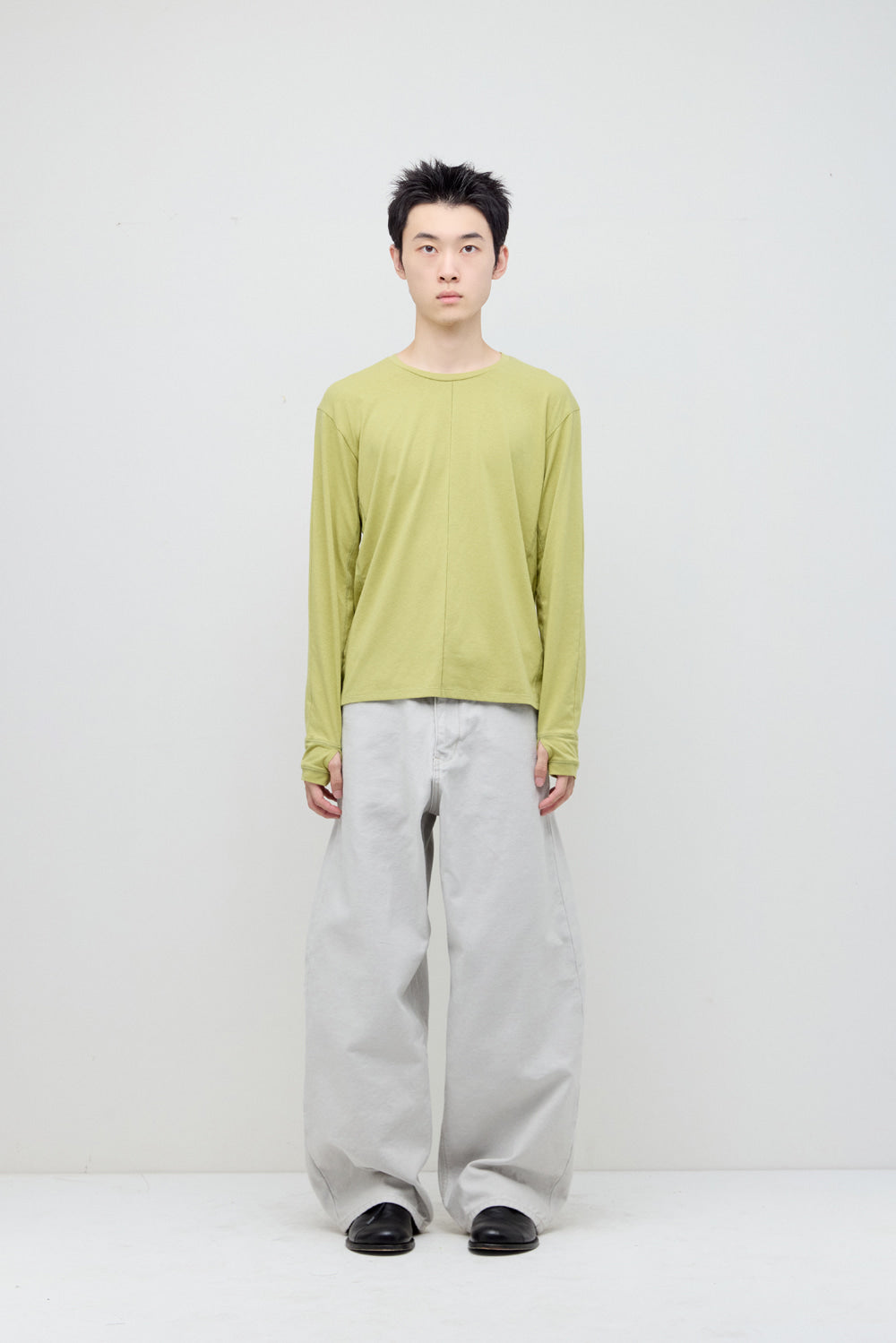 Hatchingroom - Wide Curve Jeans (Light Grey) product image 6 | TRAB K-Fashion Australia