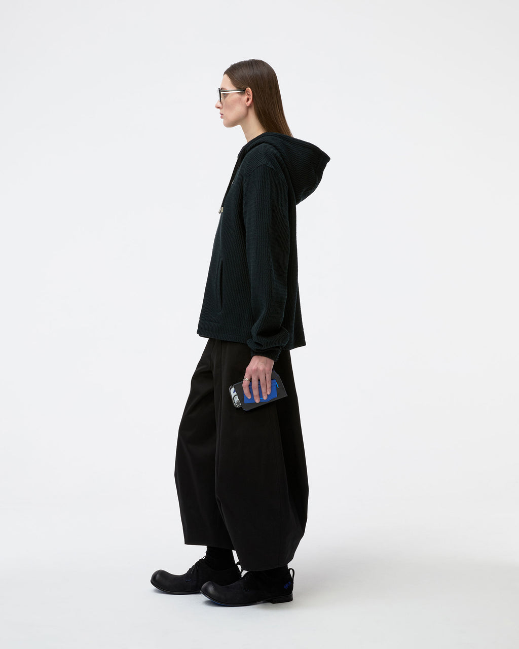 Ader Error - Lunel Hoodie Zip-Up Product. 30 (Noir) product image 5 | TRAB K-Fashion Australia