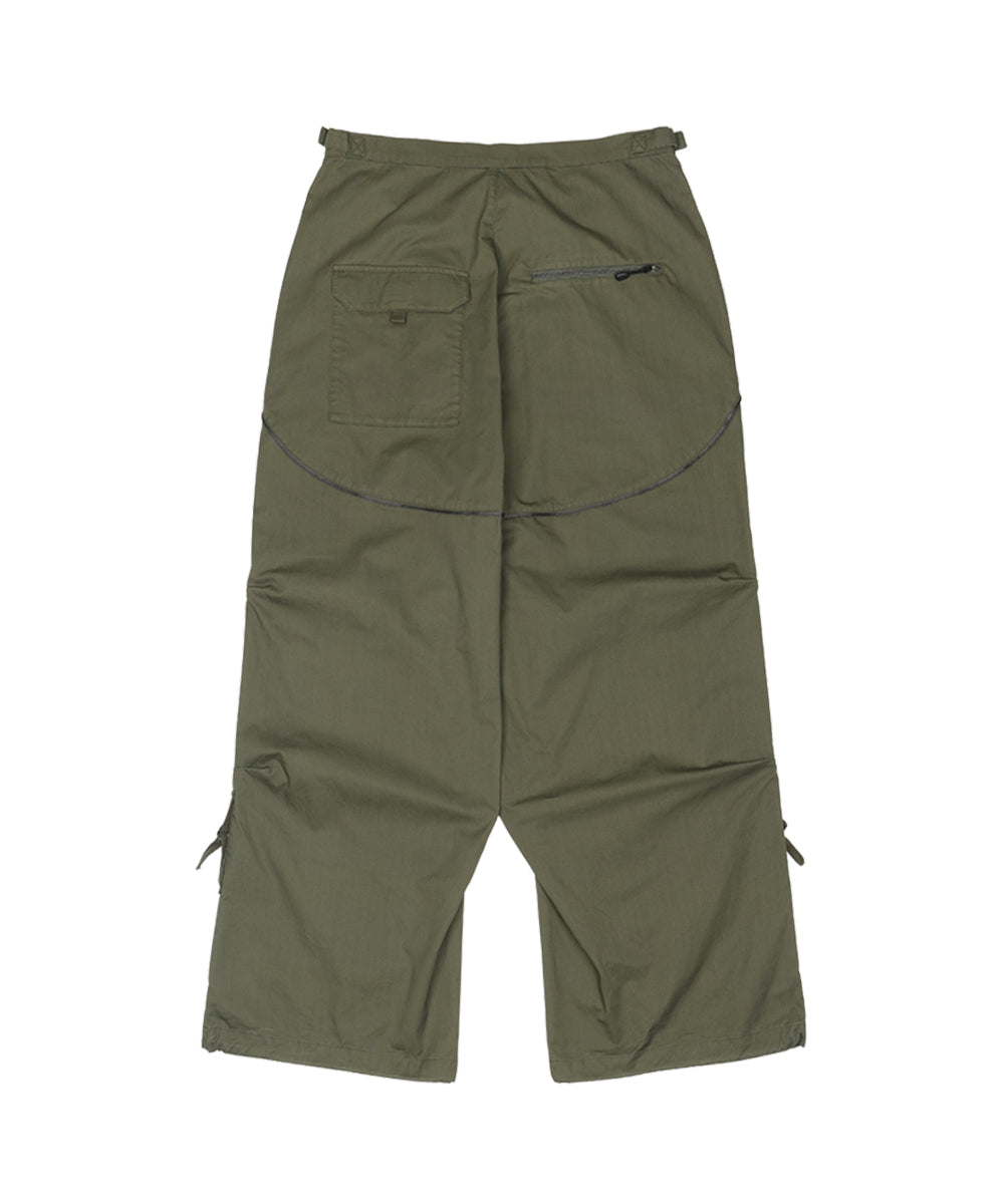 Coyseio - Washed Strap Line Pants (Khaki) product image 11 | TRAB K-Fashion Australia