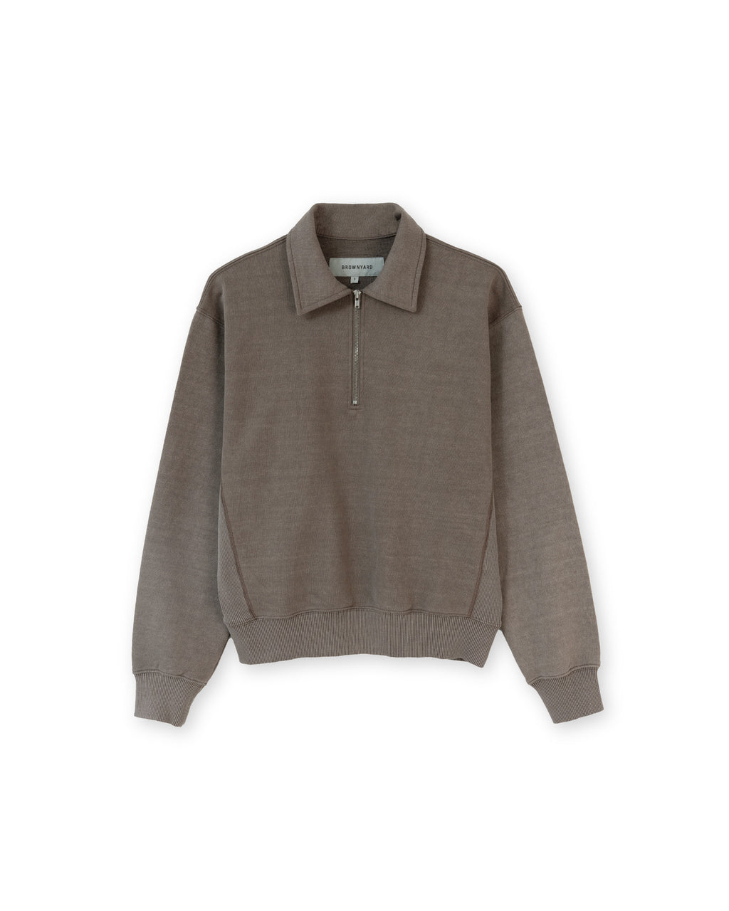 Brownyard - Washed Sweat Half Zip Up (Mocha) product image 4 | TRAB K-Fashion Australia
