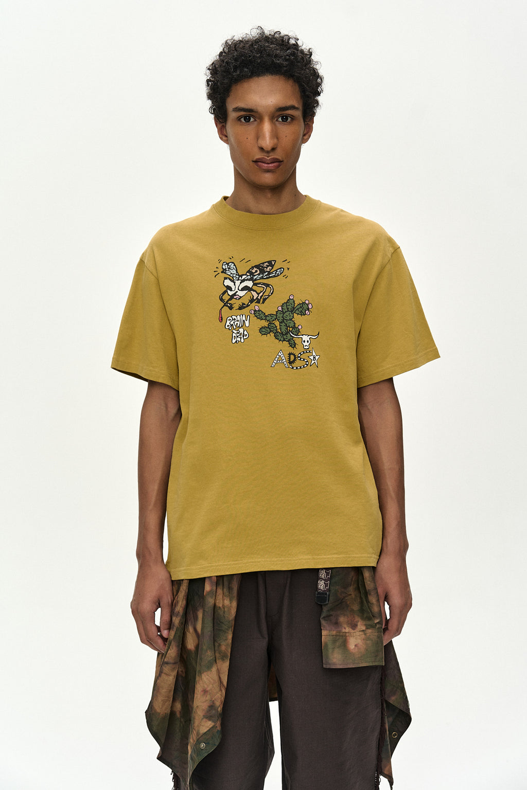 Andersson Bell - Anedrsson Bell X Brain Dead Mosquito T-Shirt (Amber) product image 6 | TRAB K-Fashion Australia
