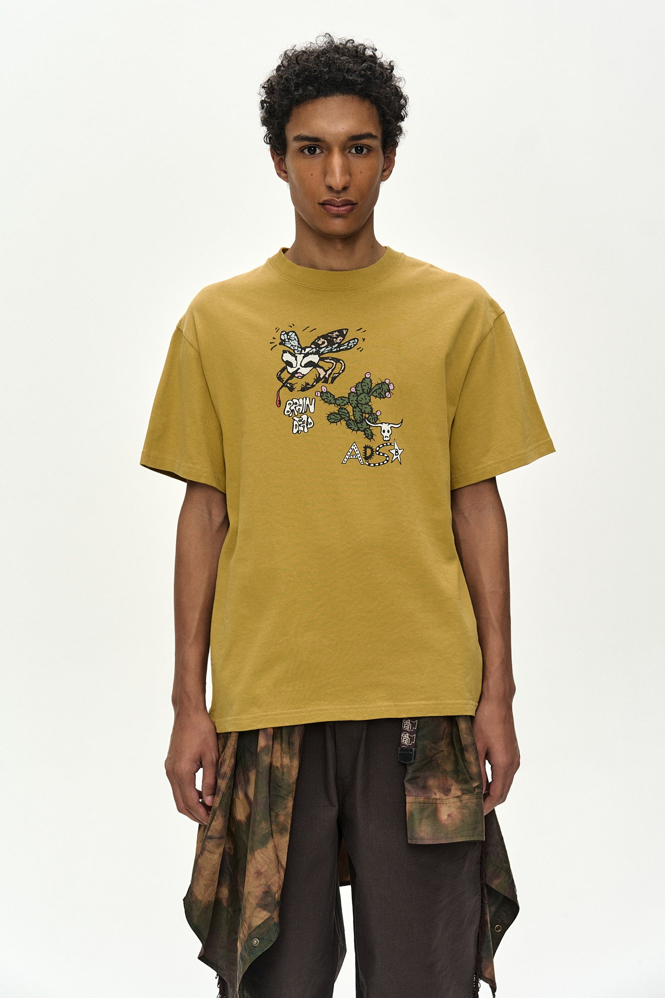 Andersson Bell - Anedrsson Bell X Brain Dead Mosquito T-Shirt (Amber) product image 6 | TRAB K-Fashion Australia