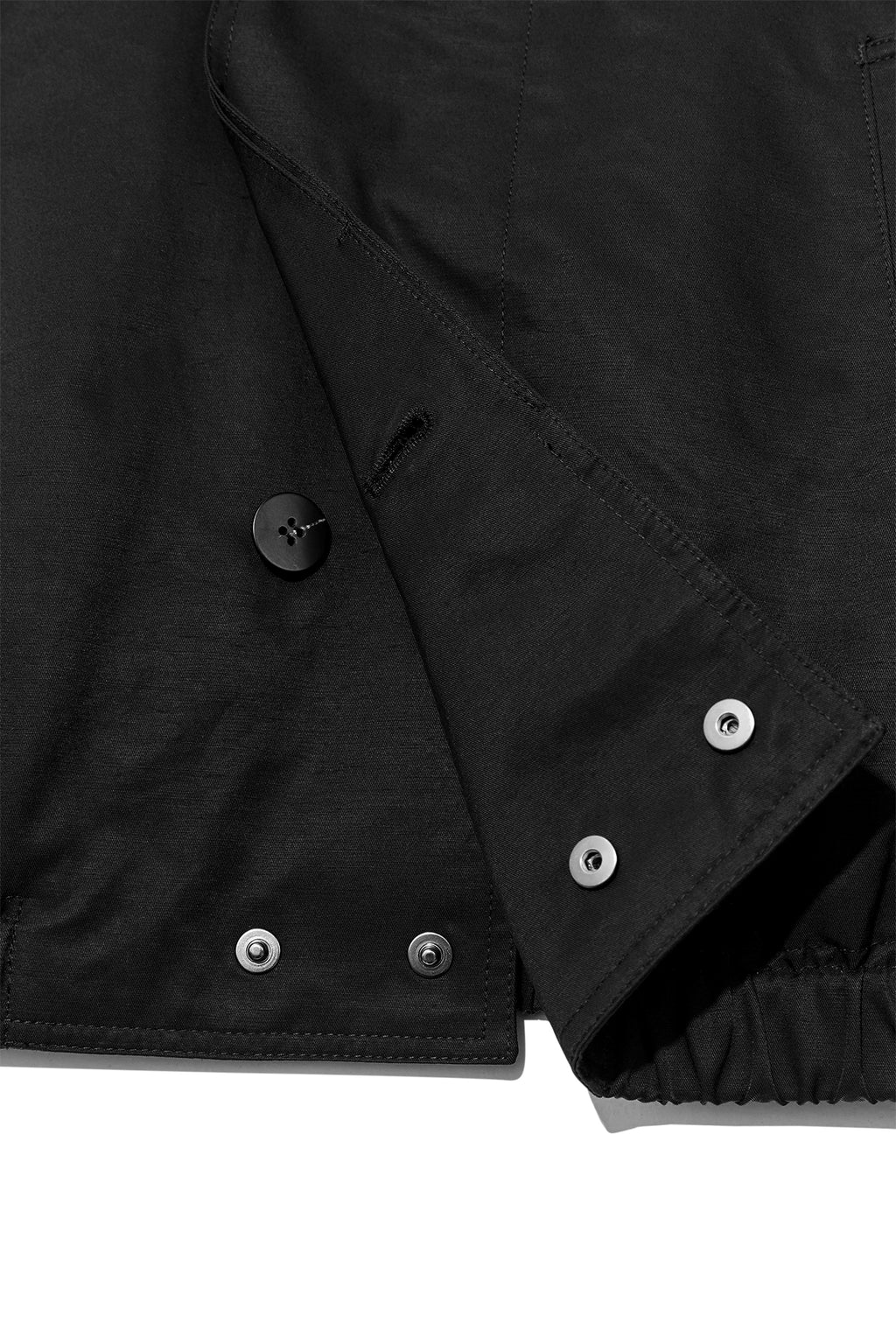 Matin Kim - Trench Bomber Jumper (Black) product image 4 | TRAB K-Fashion Australia