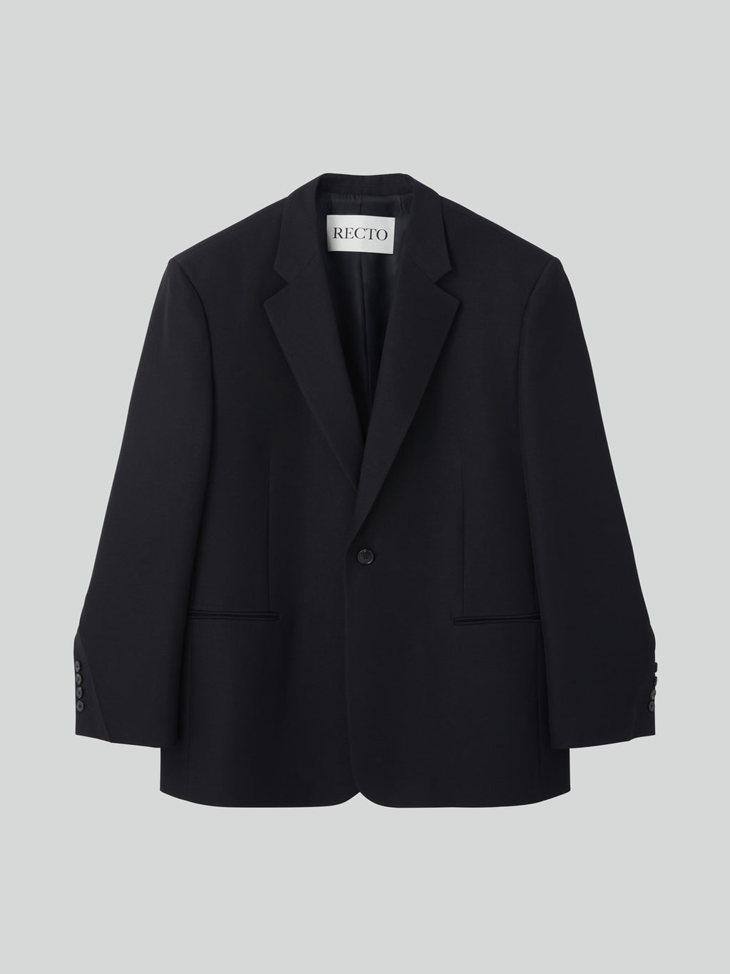 Recto - Classic Single Suit Jacket (Black) product image 4 | TRAB K-Fashion Australia