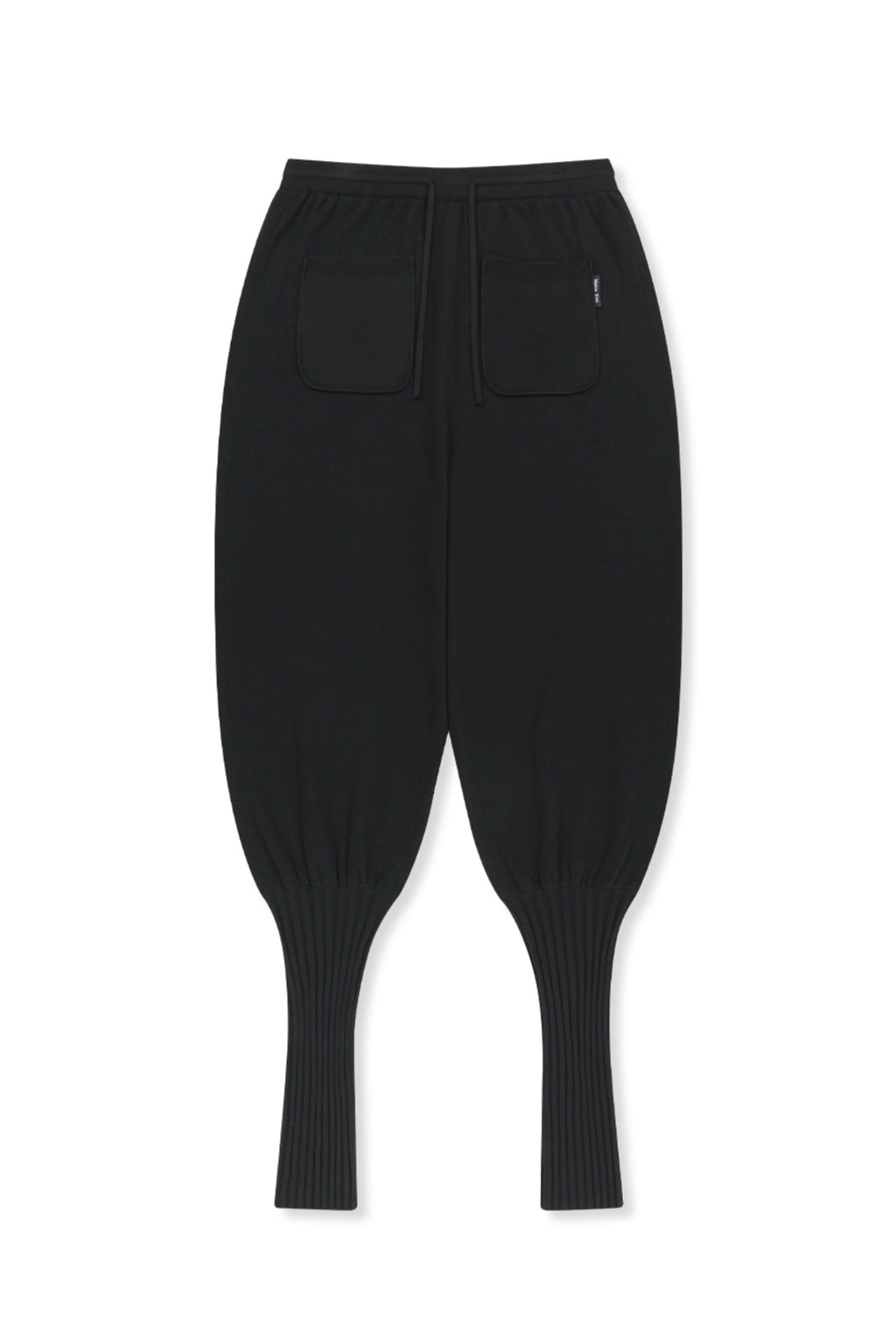 Matin Kim - Leg Warmer Knit Jogger Pants (Black) product image 1 | TRAB K-Fashion Australia