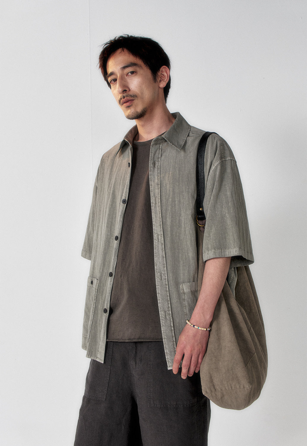 Art if acts - Garment Dyed Two Pocket Half Shirt (Cliff) product image 5 | TRAB K-Fashion Australia