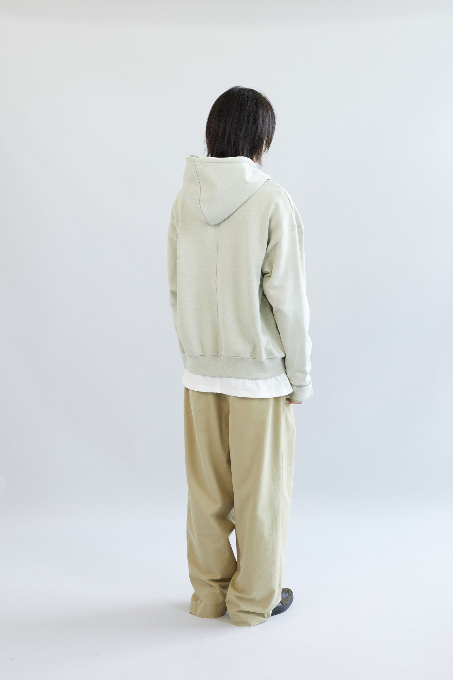 Hatchingroom - Boxer Zip Hoodie Pigment Dyed (Olive) product image 9 | TRAB K-Fashion Australia