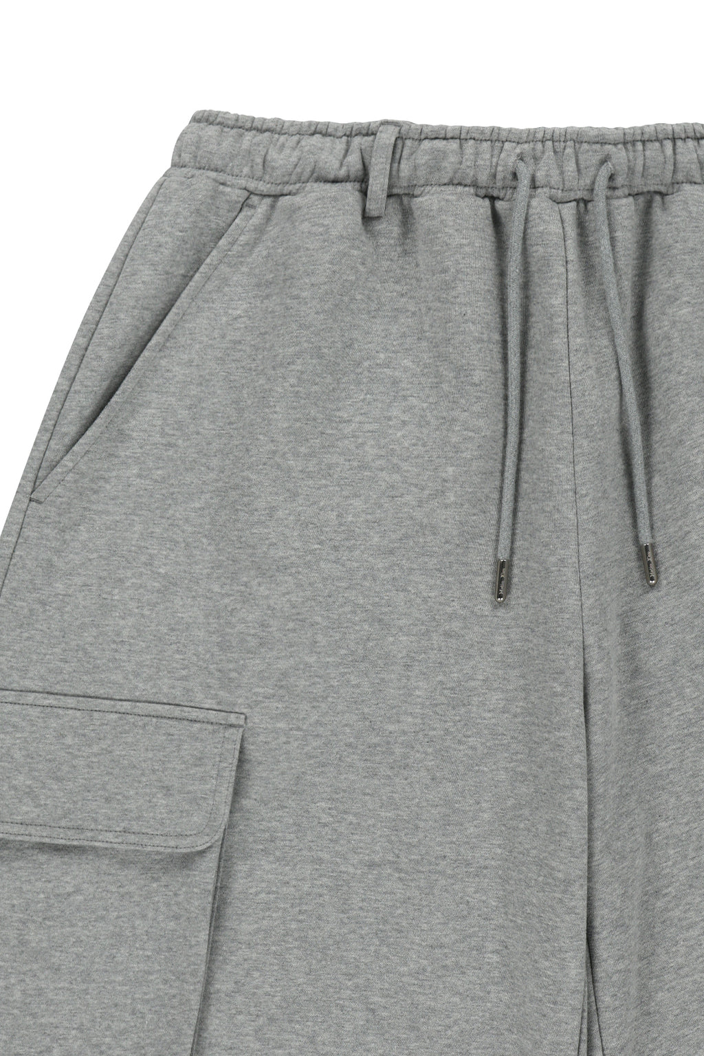 Matin Kim - Terry Utility Pocket Bermuda Pants (Grey) product image 3 | TRAB K-Fashion Australia
