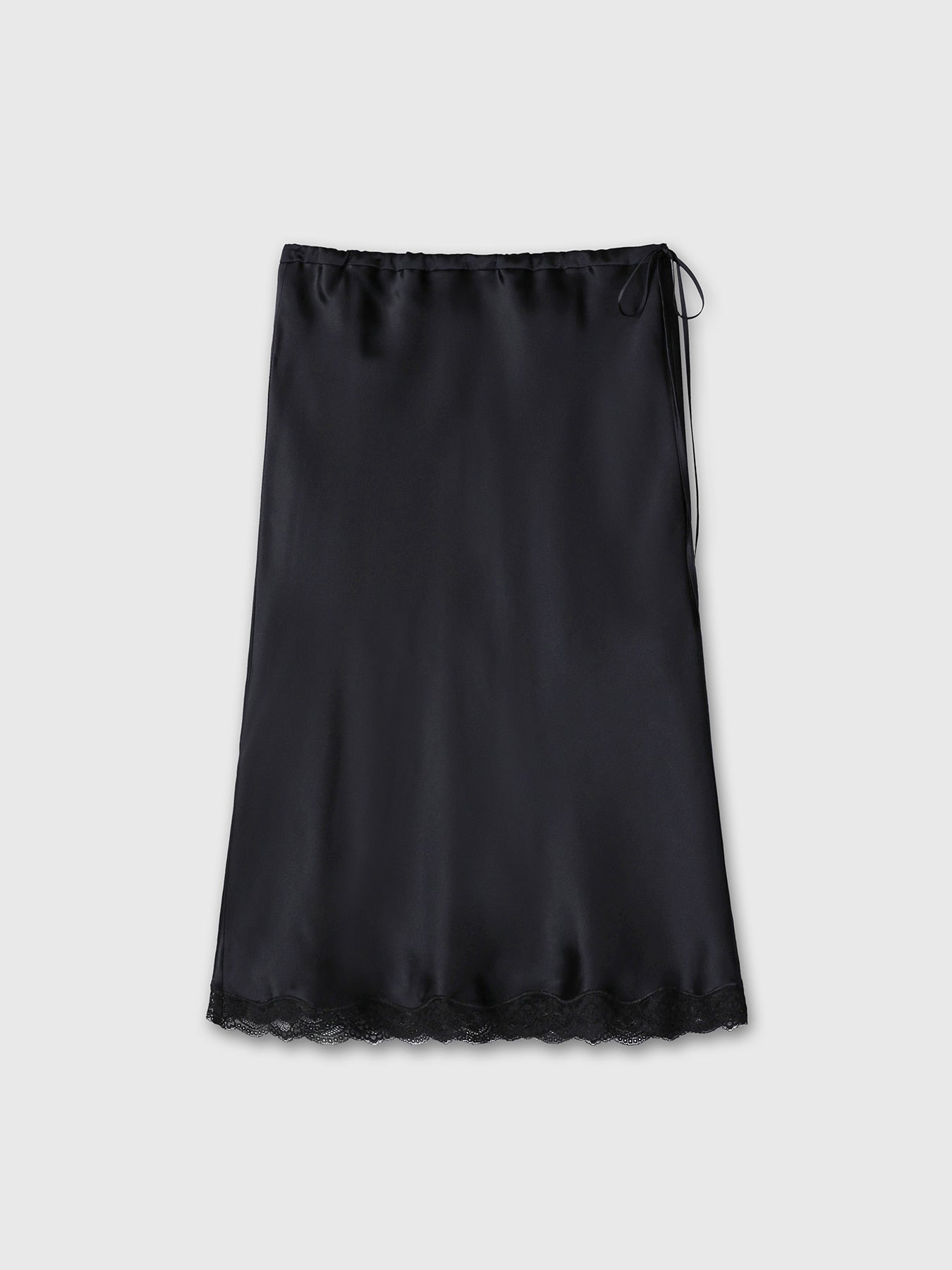 Tonywack - Silk Midi Skirt (Black) product image 9 | TRAB K-Fashion Australia