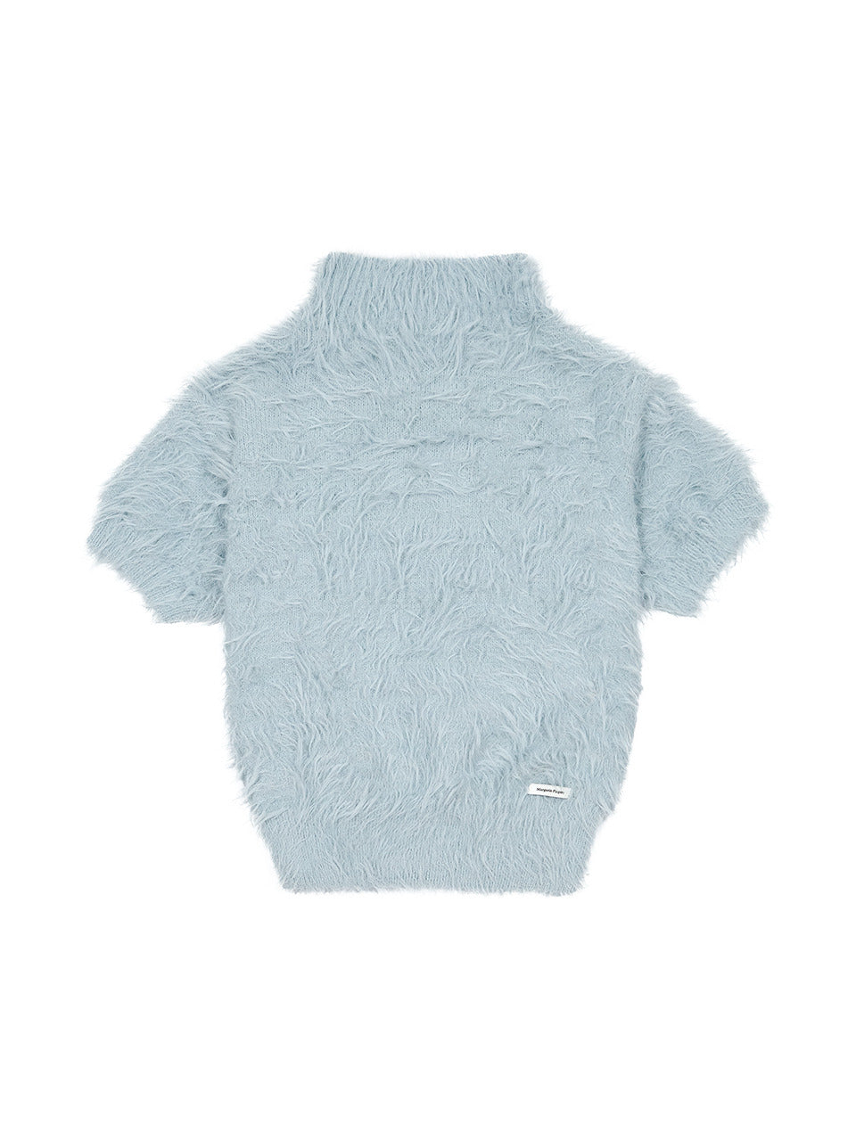 Margarin Fingers - Hairy High Neck Knit (Light Blue) product image 2 | TRAB K-Fashion Australia