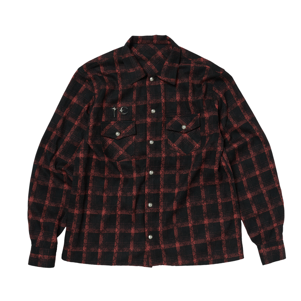 Thug Club - TC All Over Pattern Shirt (Red) product image 1 | TRAB K-Fashion Australia