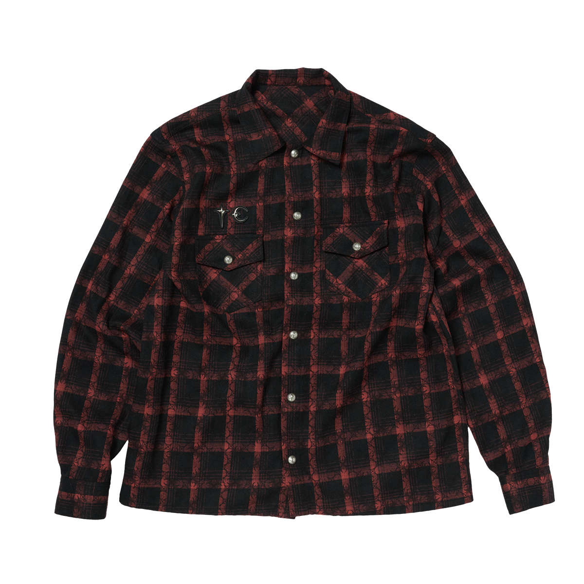 Thug Club - TC All Over Pattern Shirt (Red) product image 1 | TRAB K-Fashion Australia