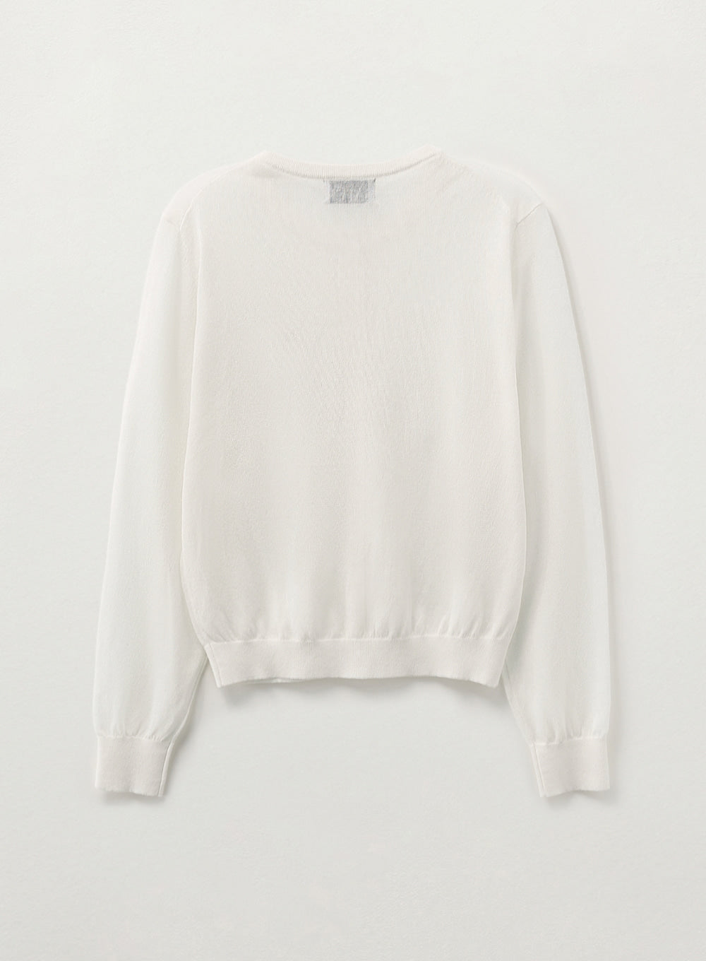 Satur - (W) Sheer Linen Long Sleeve Cardigan (Cream) product image 2 | TRAB K-Fashion Australia