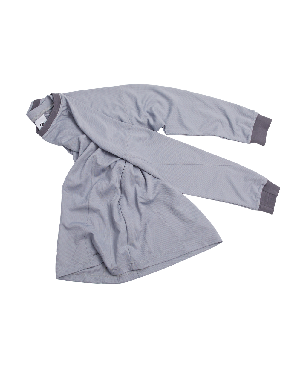 San San Gear - Placket Long Sleeves (Grey) product image 8 | TRAB K-Fashion Australia