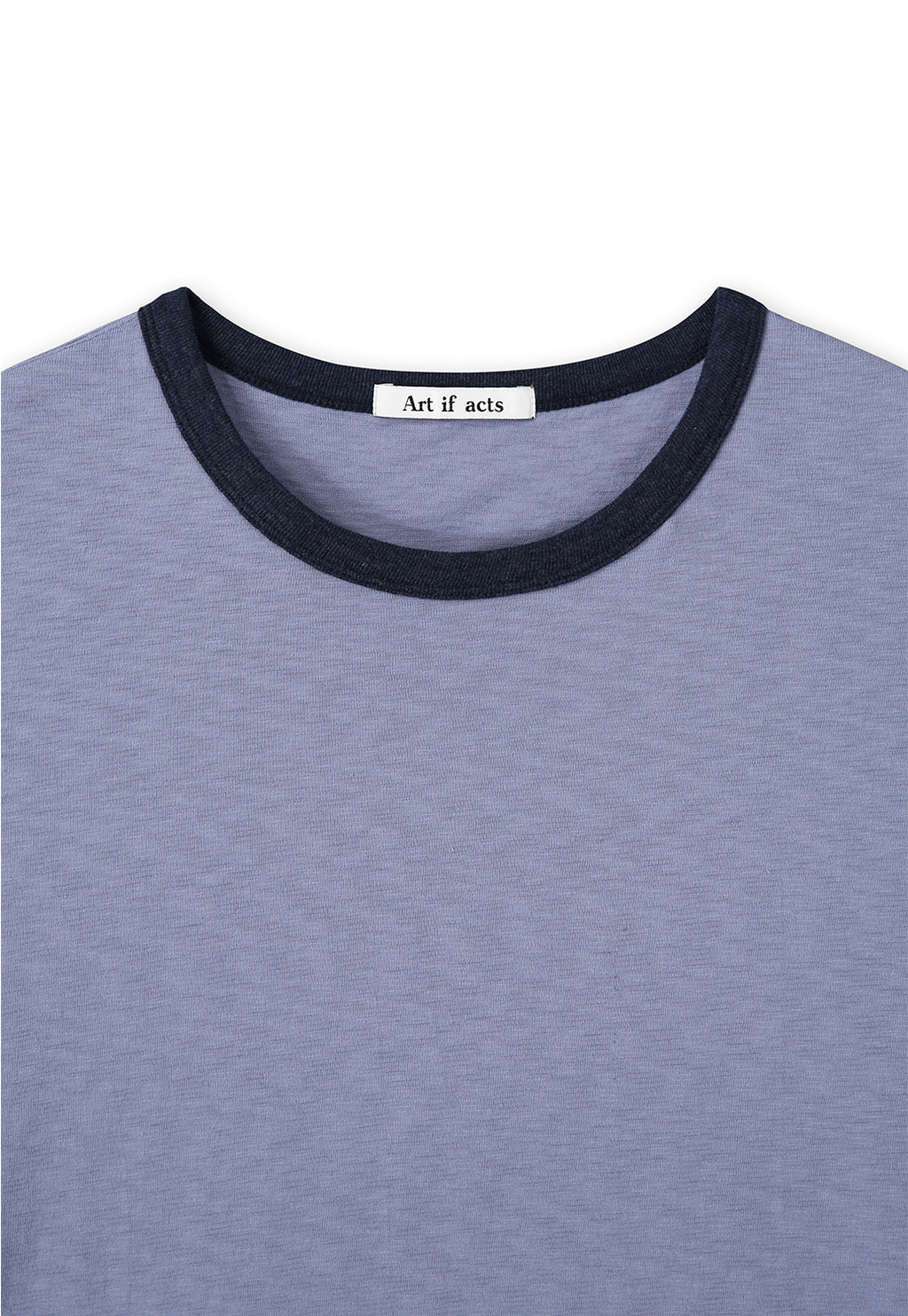 Art if acts - Slub Ringer Tee (Sky Blue/Navy) product image 8 | TRAB K-Fashion Australia
