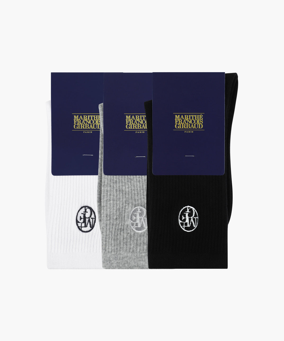 Marithe & Francois Girbaud - Circle Logo Socks 3pack (Multi) product image 2 | TRAB K-Fashion Australia