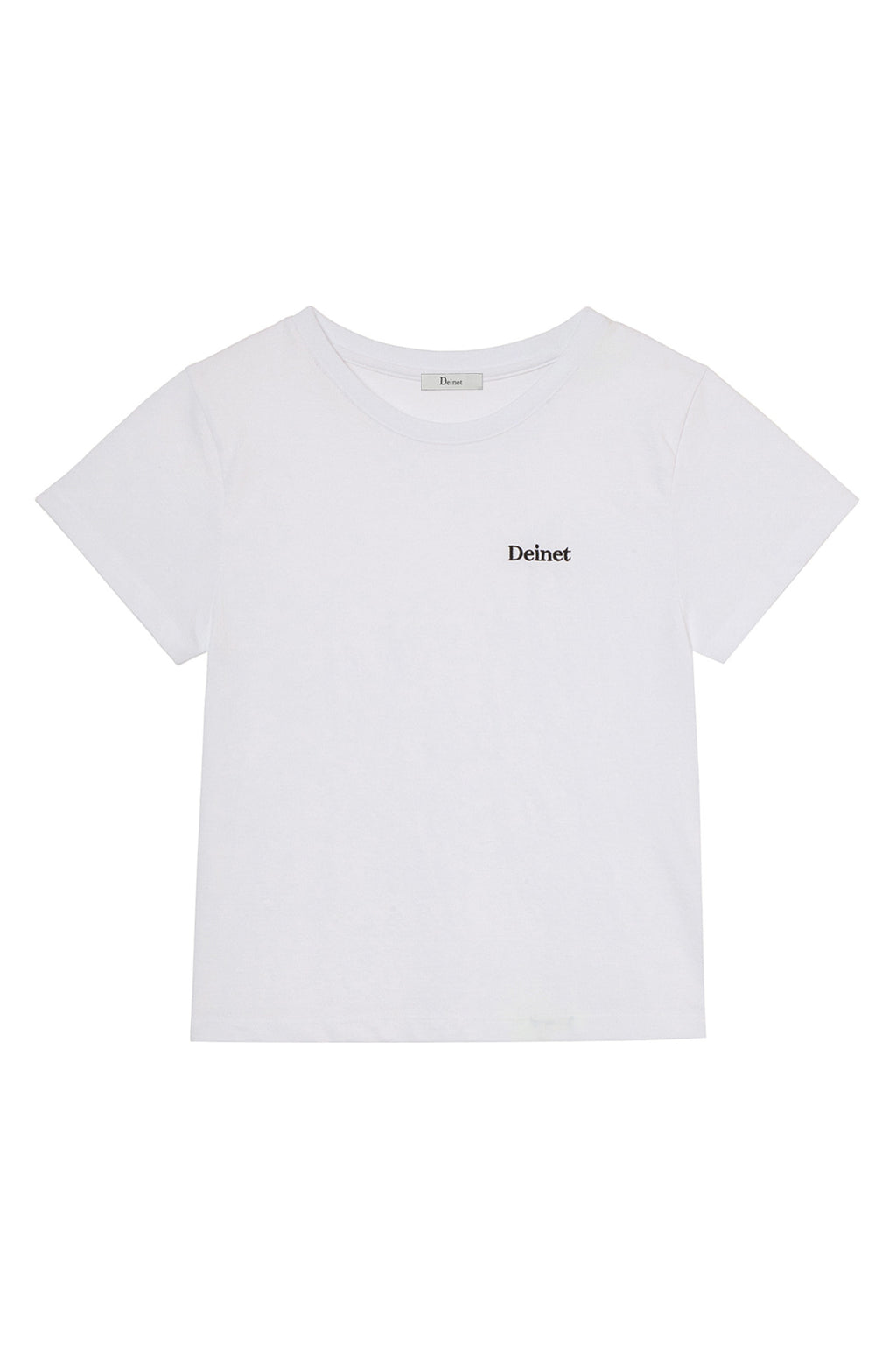 Deinet - Logo Embroidery Slimsized T-Shirt (White) product image 1 | TRAB K-Fashion Australia