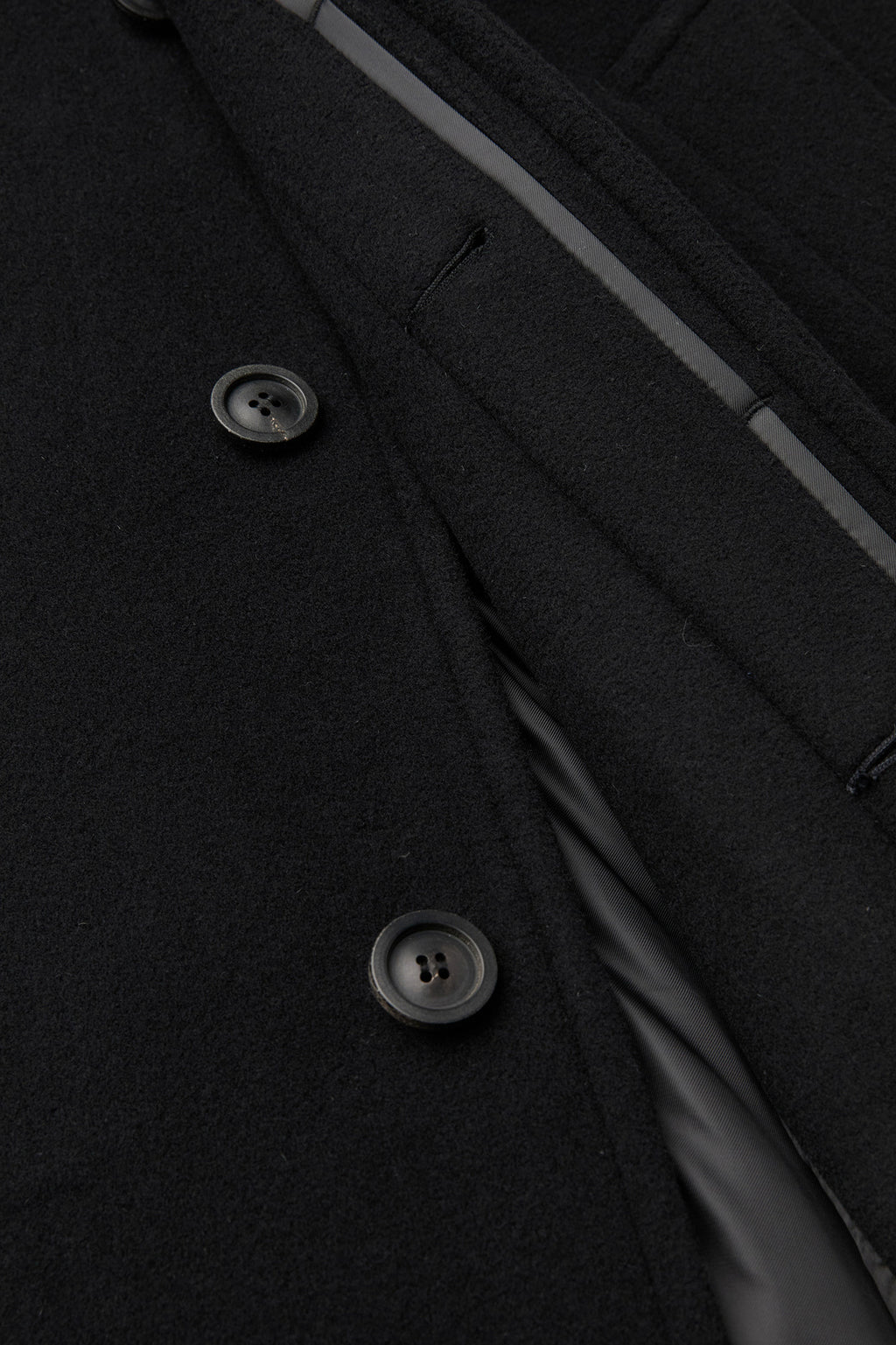 Coor - Belandi Cashmere Blend Balmacaan Coat (Black) product image 8 | TRAB K-Fashion Australia