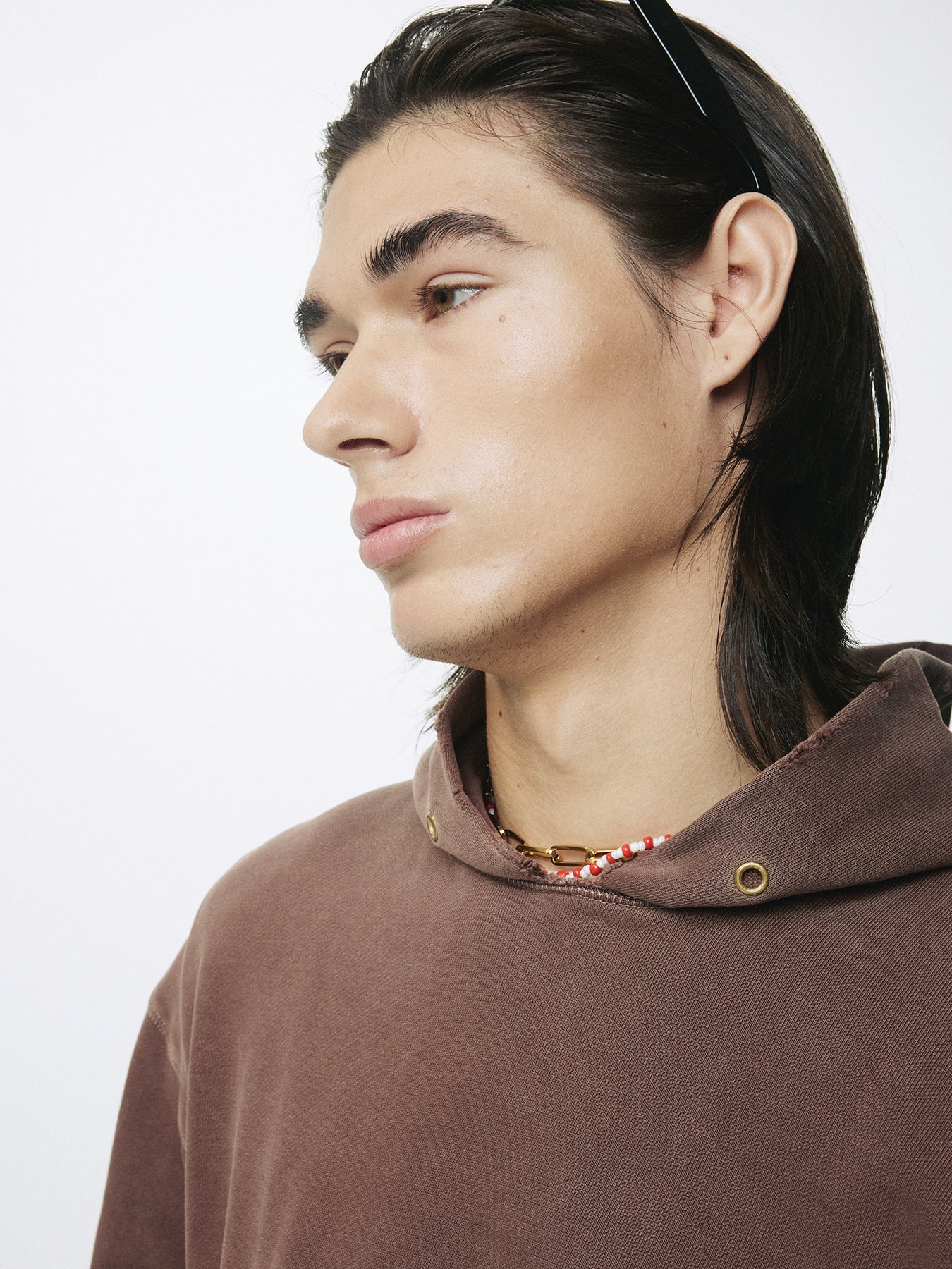 Tonywack - Garment Dyed Raw Edge Hoodie (Faded Red) product image 9 | TRAB K-Fashion Australia