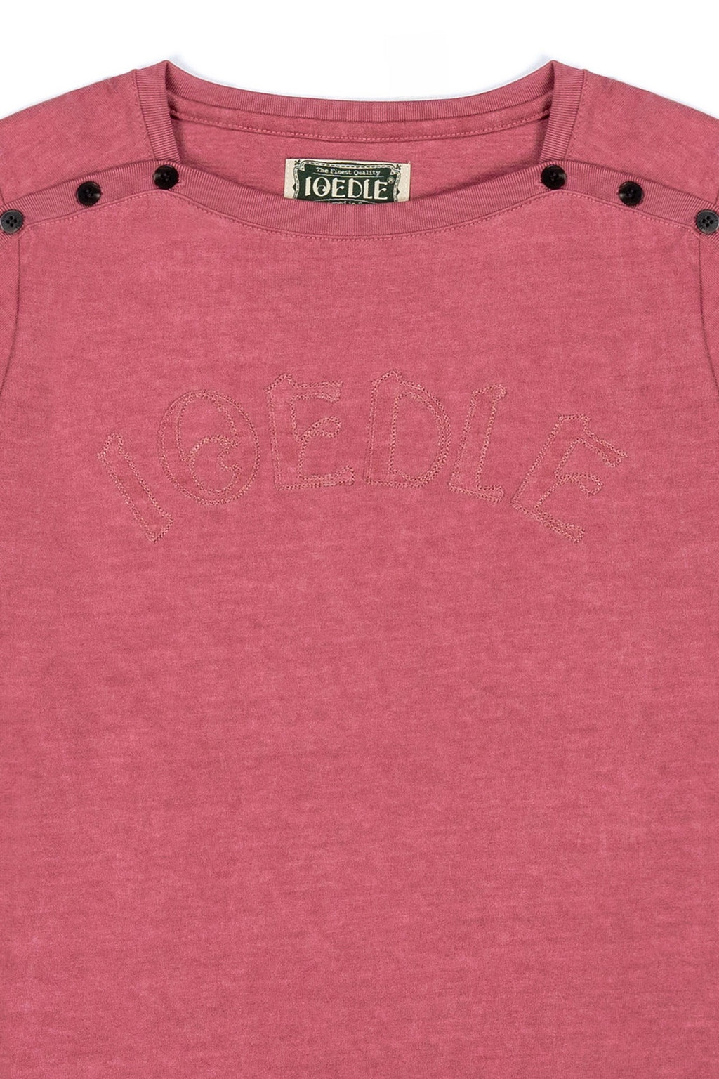 Ioedle - Closure Logo Boat Neck T-Shirt (Red) product image 5 | TRAB K-Fashion Australia