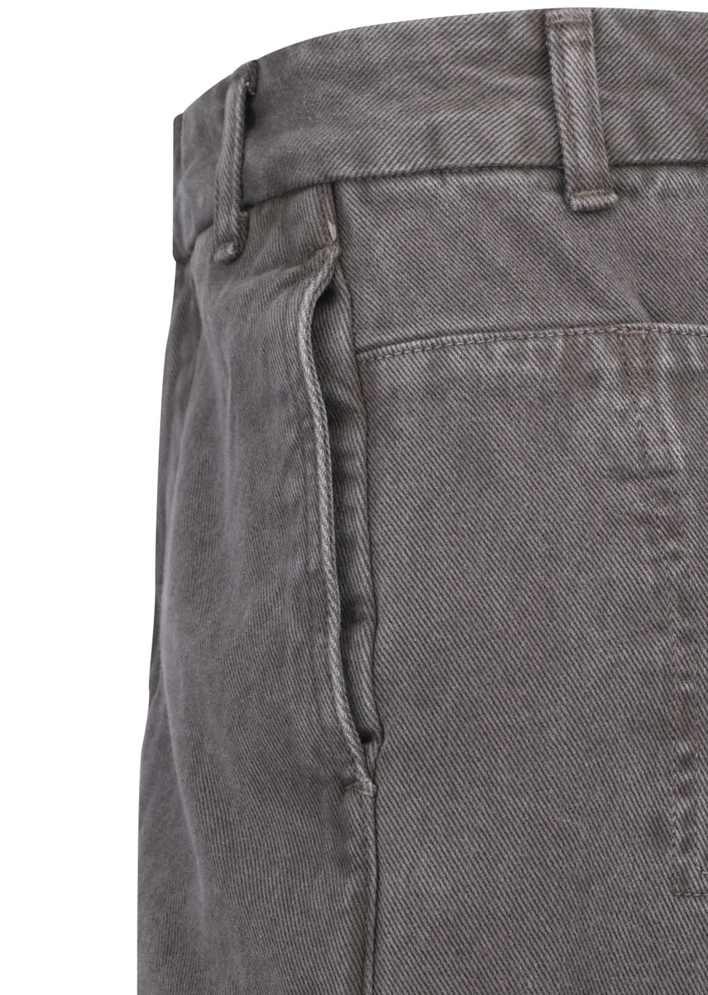 Amomento - Garments Dyed Curved Seam Denim (Brown) product image 7 | TRAB K-Fashion Australia