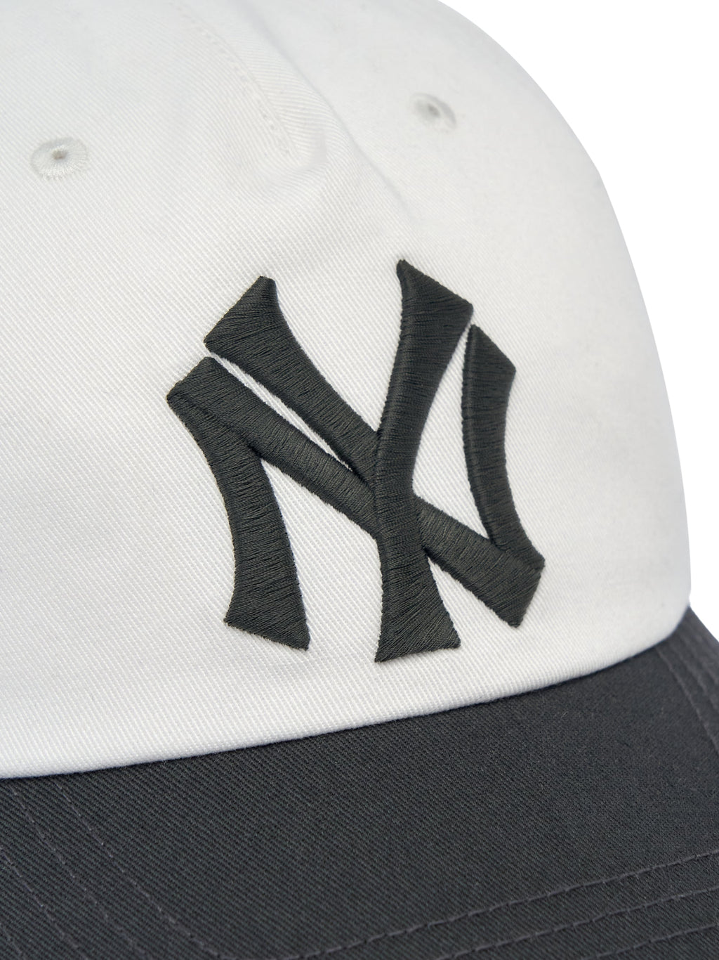 MLB Korea - MLB Q-Fit Color Block Unstructured Ball Cap New York Yankees (Dark Gray) product image 6 | TRAB K-Fashion Australia