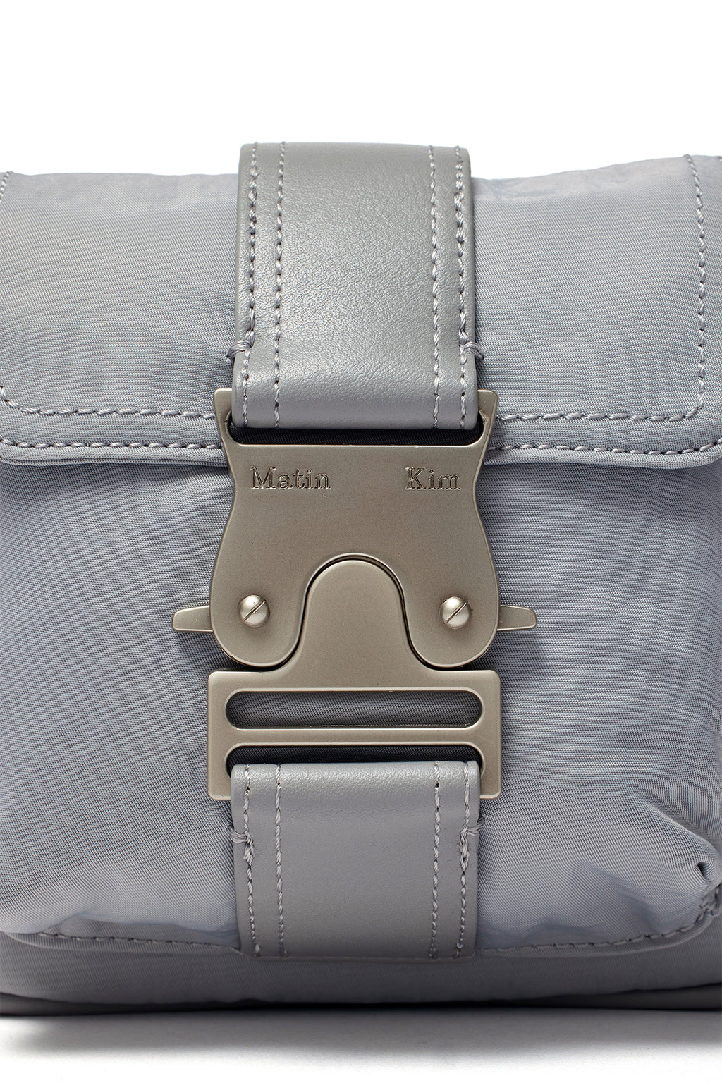 Matin Kim - Buckle Hobo Bag (Light Grey) product image 3 | TRAB K-Fashion Australia