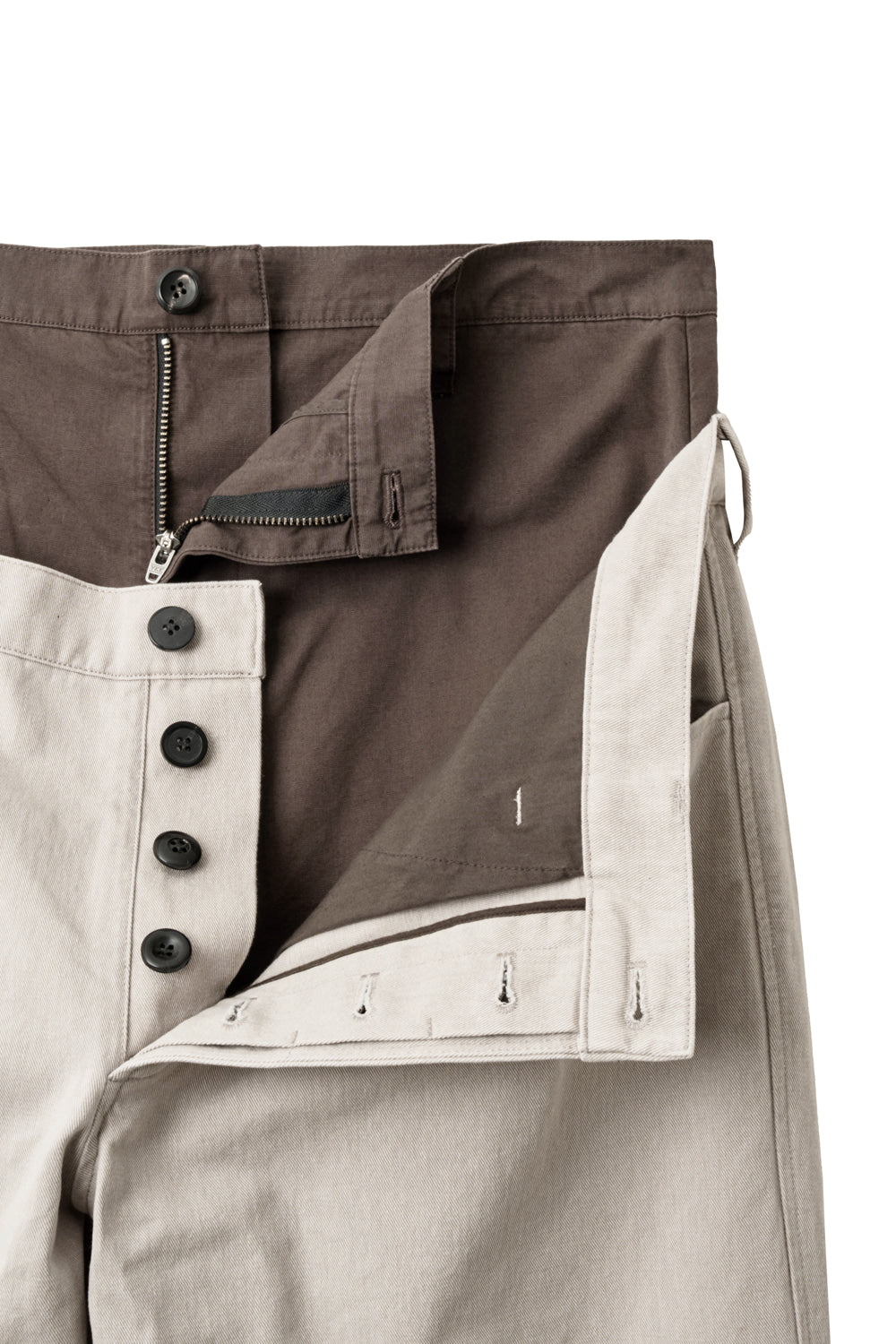 Hatchingroom - Double Waist Pants Rose (Grey) product image 5 | TRAB K-Fashion Australia