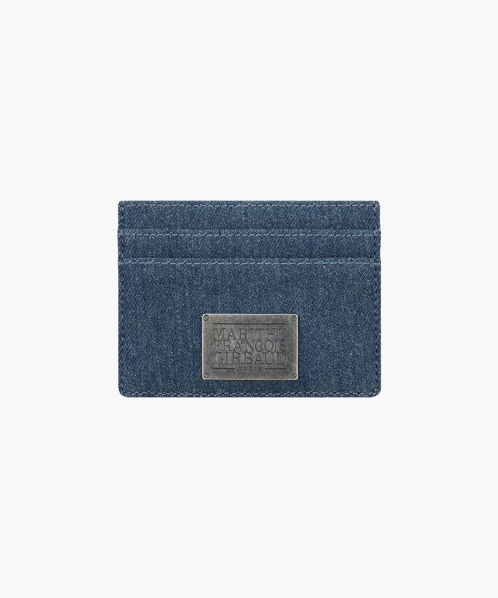 Marithe & Francois Girbaud - Classic Logo Card Wallet (Vintage Blue) product image 1 | TRAB K-Fashion Australia