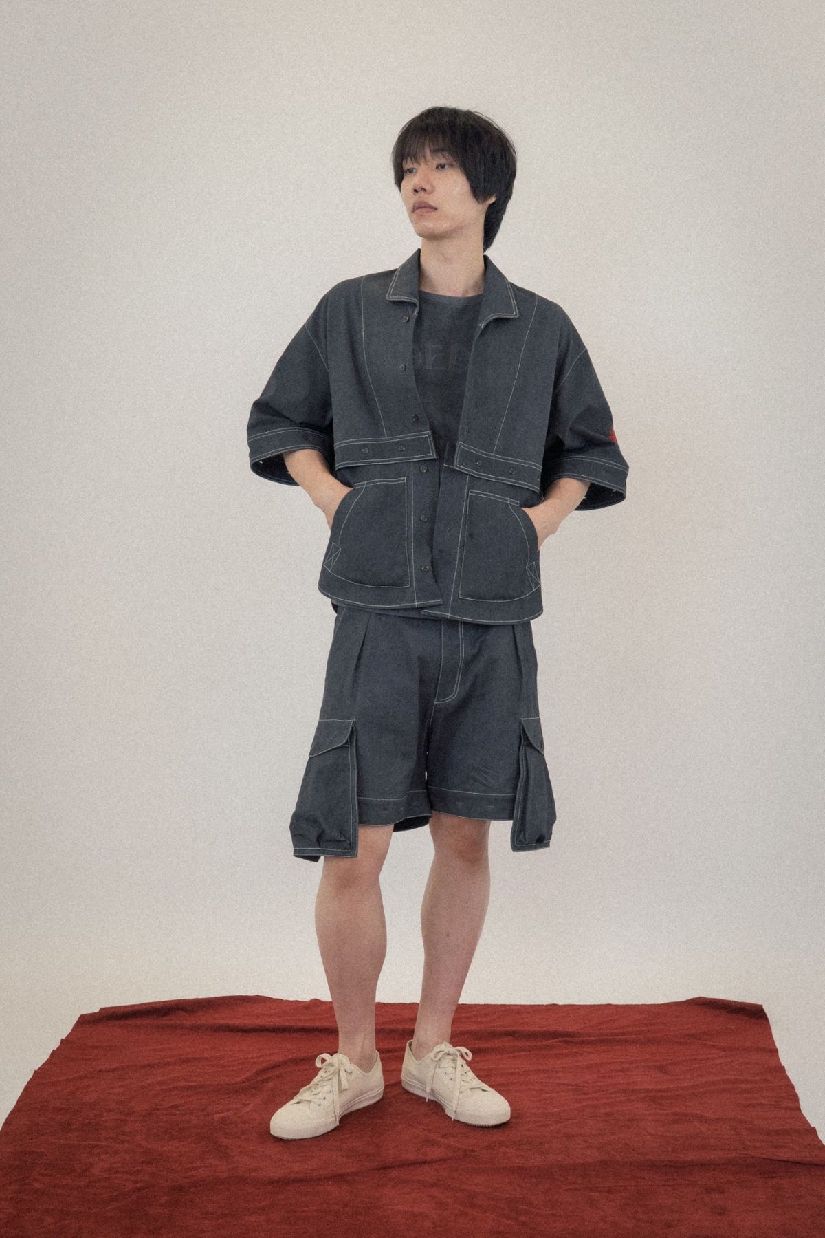Ioedle - Imagination-Blooming Assembly Jacket (Charcoal) product image 14 | TRAB K-Fashion Australia