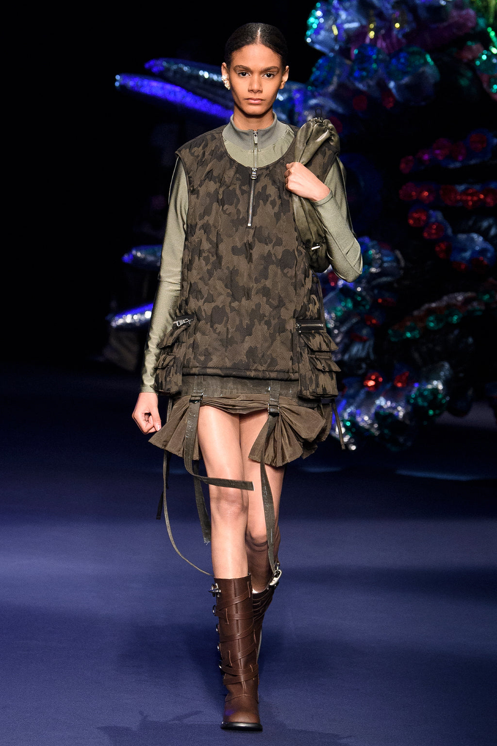 Andersson Bell - Camouflage Padded Turtle Vest (Green) product image 6 | TRAB K-Fashion Australia