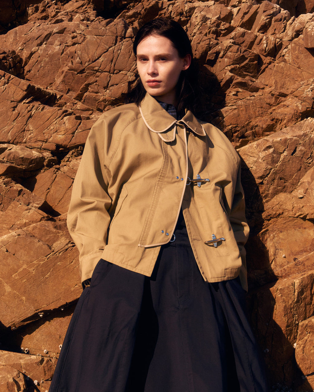 Eastlogue - Balloon Fireman Jacket (Beige) product image 2 | TRAB K-Fashion Australia