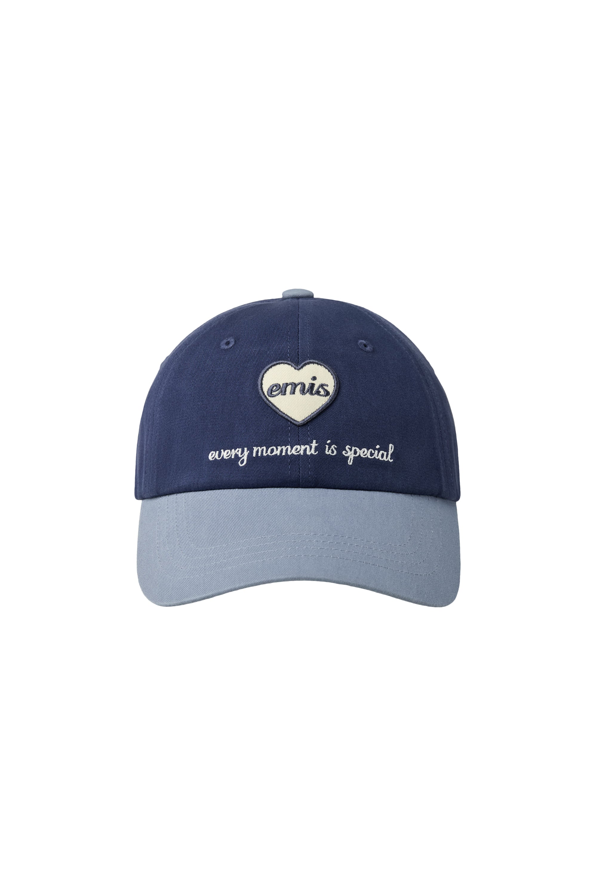 Emis - Heart Wappen Tone On Tone Ball Cap (Navy) product image 1 | TRAB K-Fashion Australia