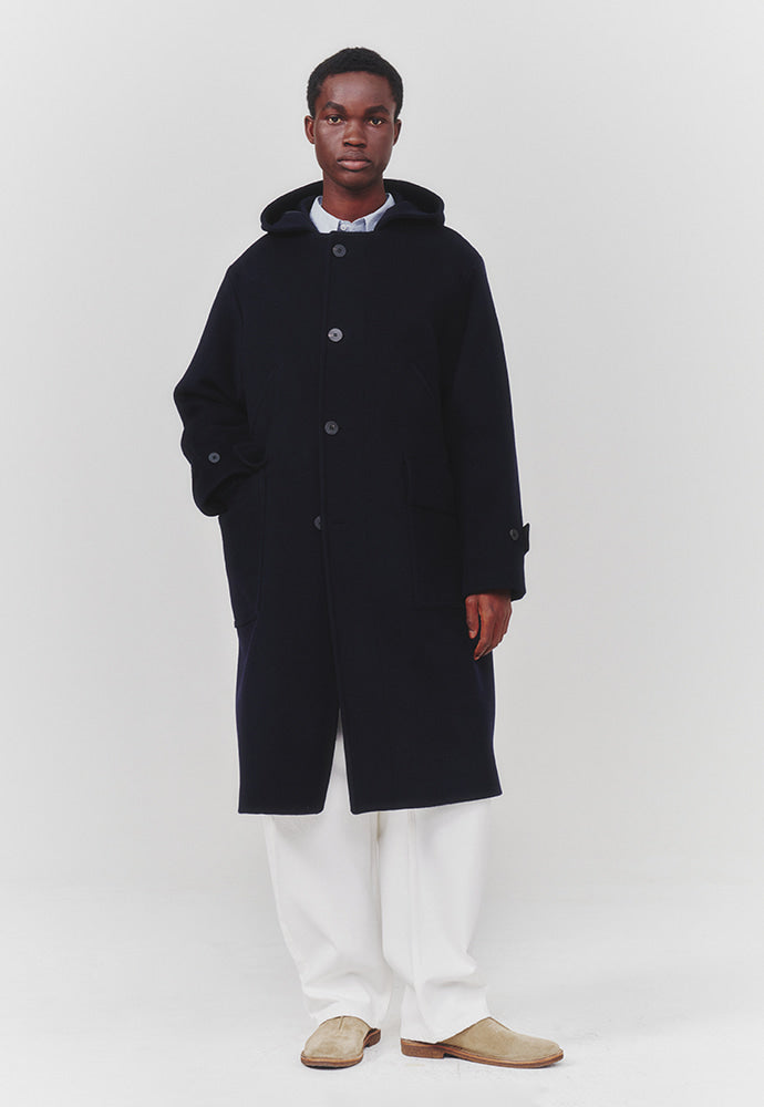 Art if acts - Hooded Coat (Navy) product image 4 | TRAB K-Fashion Australia