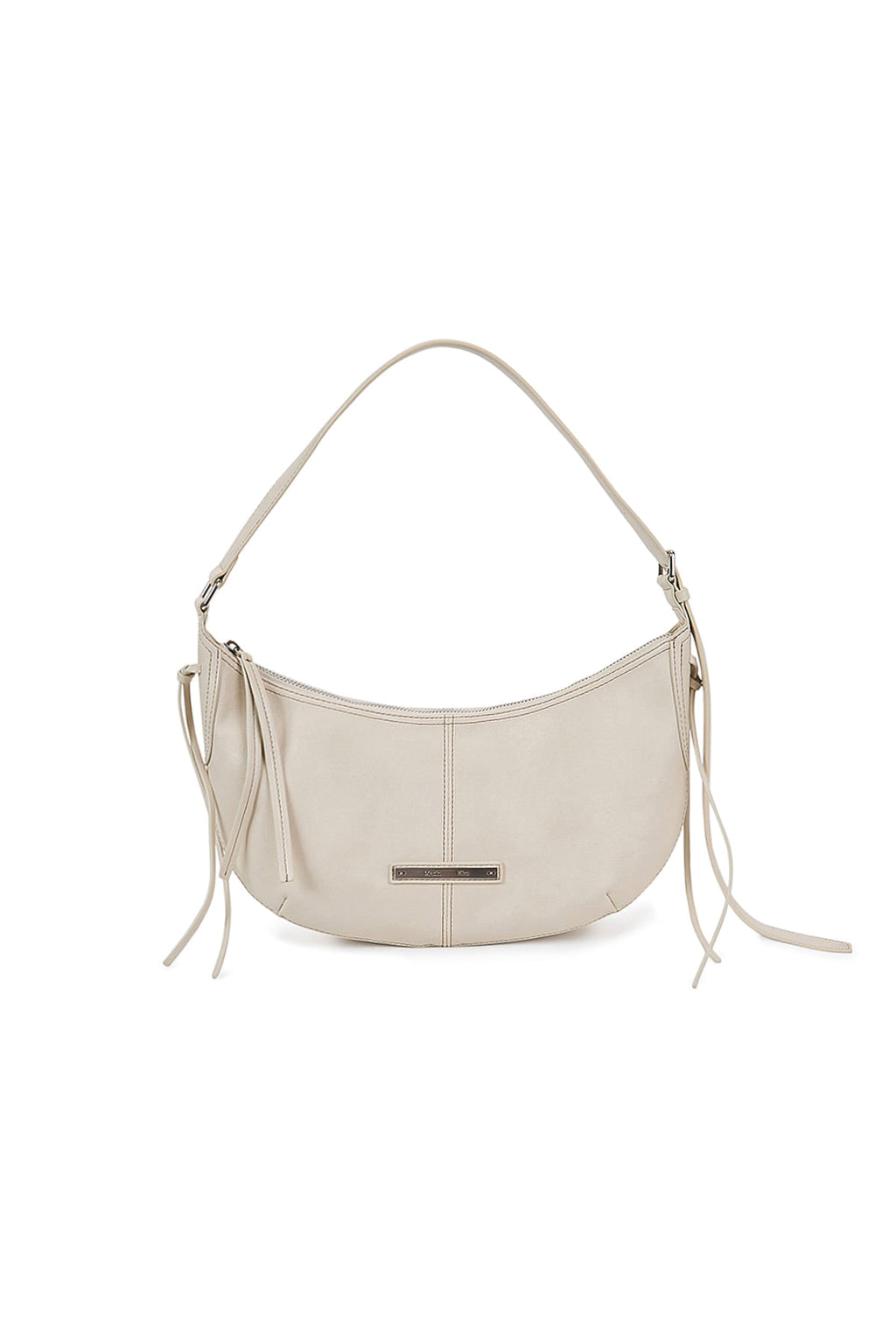 Matin Kim - Moonline Arc Hobo Bag (Light Beige) product image 1 | TRAB K-Fashion Australia