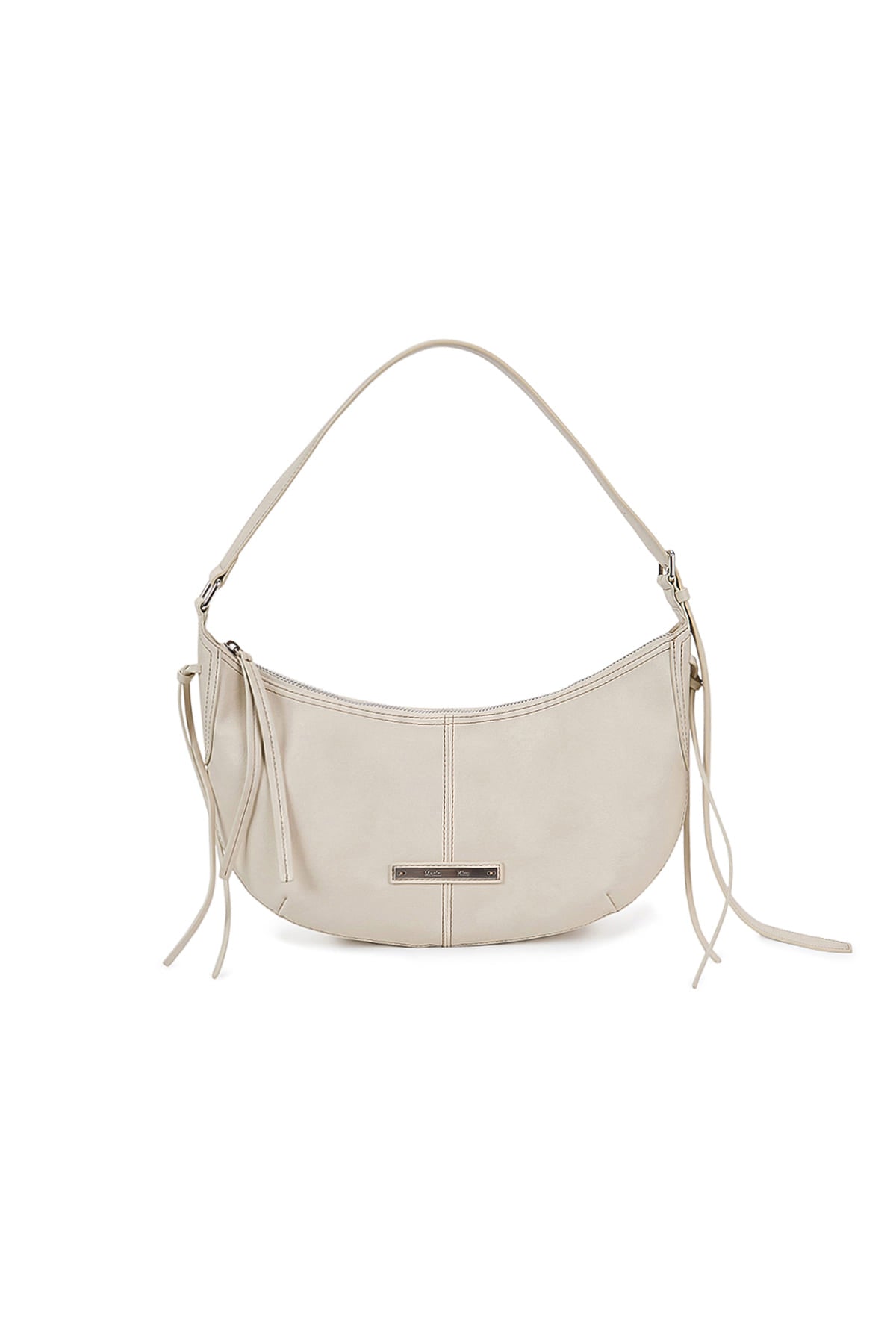 Matin Kim - Moonline Arc Hobo Bag (Light Beige) product image 1 | TRAB K-Fashion Australia