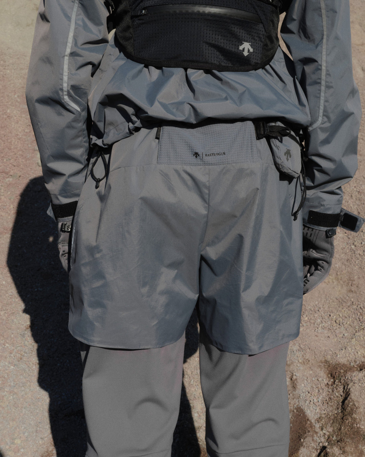 Eastlogue - Curved Utility Pants (Gunmetal) product image 4 | TRAB K-Fashion Australia