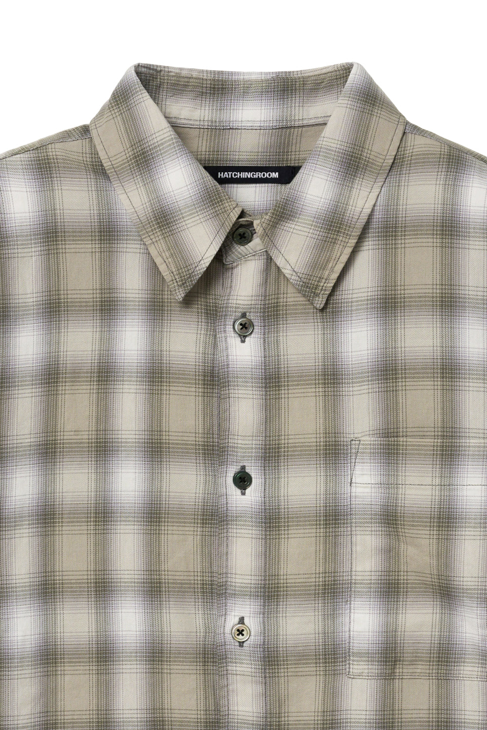 Hatchingroom - Museum Shirt Ombre Olive (Grey) product image 3 | TRAB K-Fashion Australia