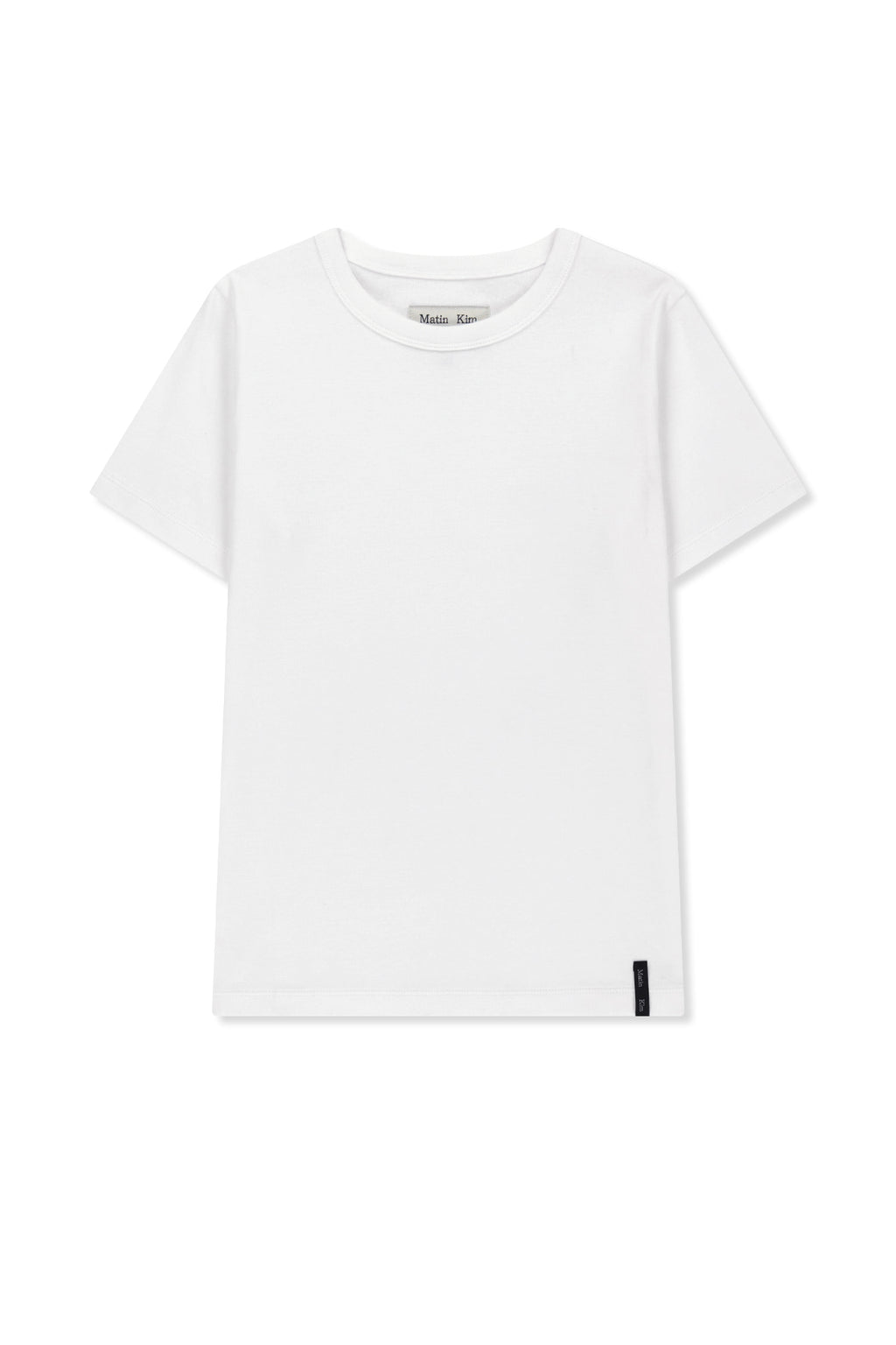 Matin Kim - Label Detail Slim Fit Top (Ivory) product image 1 | TRAB K-Fashion Australia