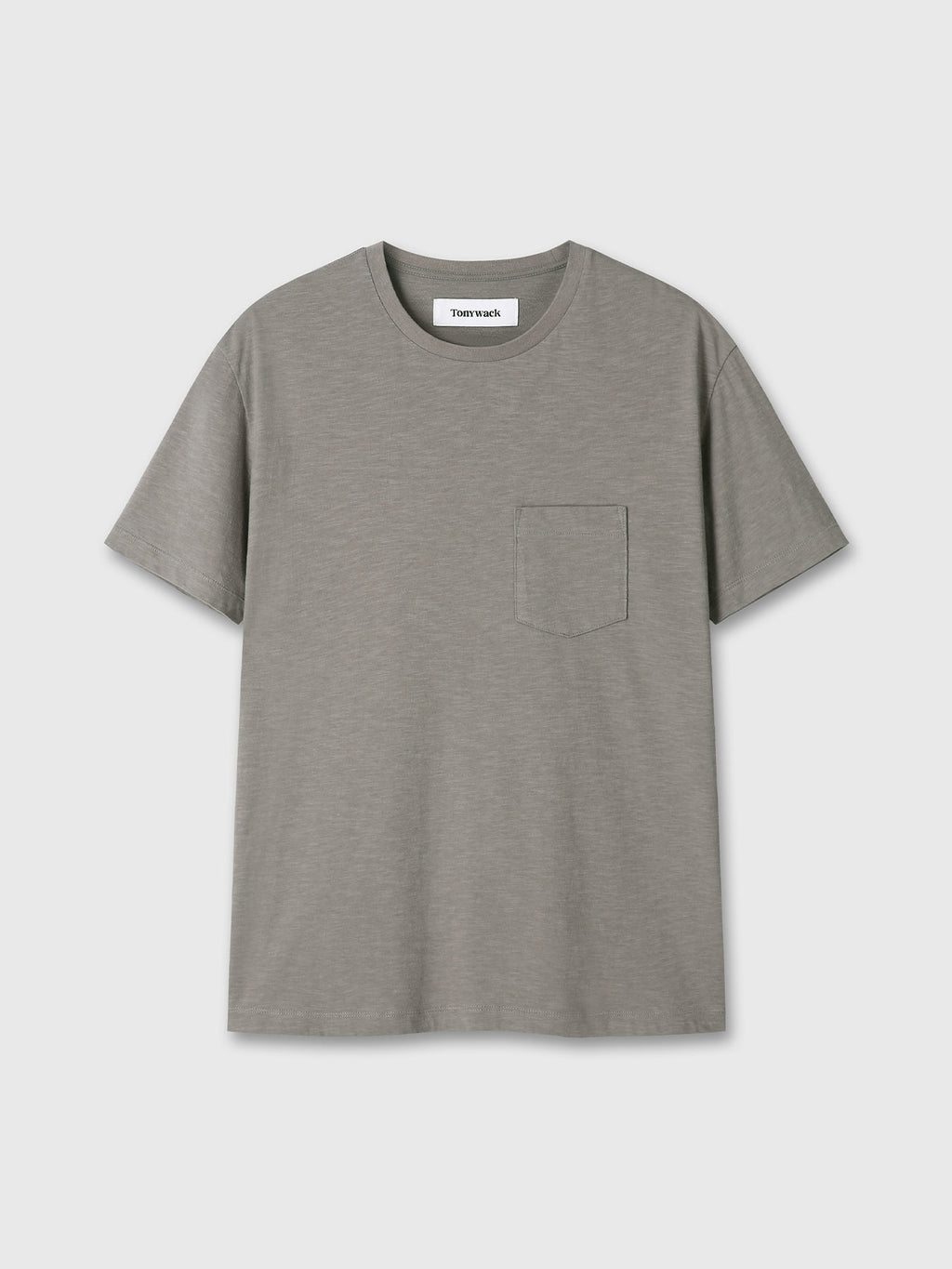 Tonywack - Soft Slub Jersey Pocket T-Shirt (Olive Grey) product image 7 | TRAB K-Fashion Australia