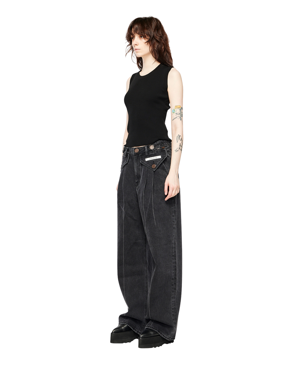 Kimhe Kim - Two Pocket Pants (Black) product image 2 | TRAB K-Fashion Australia