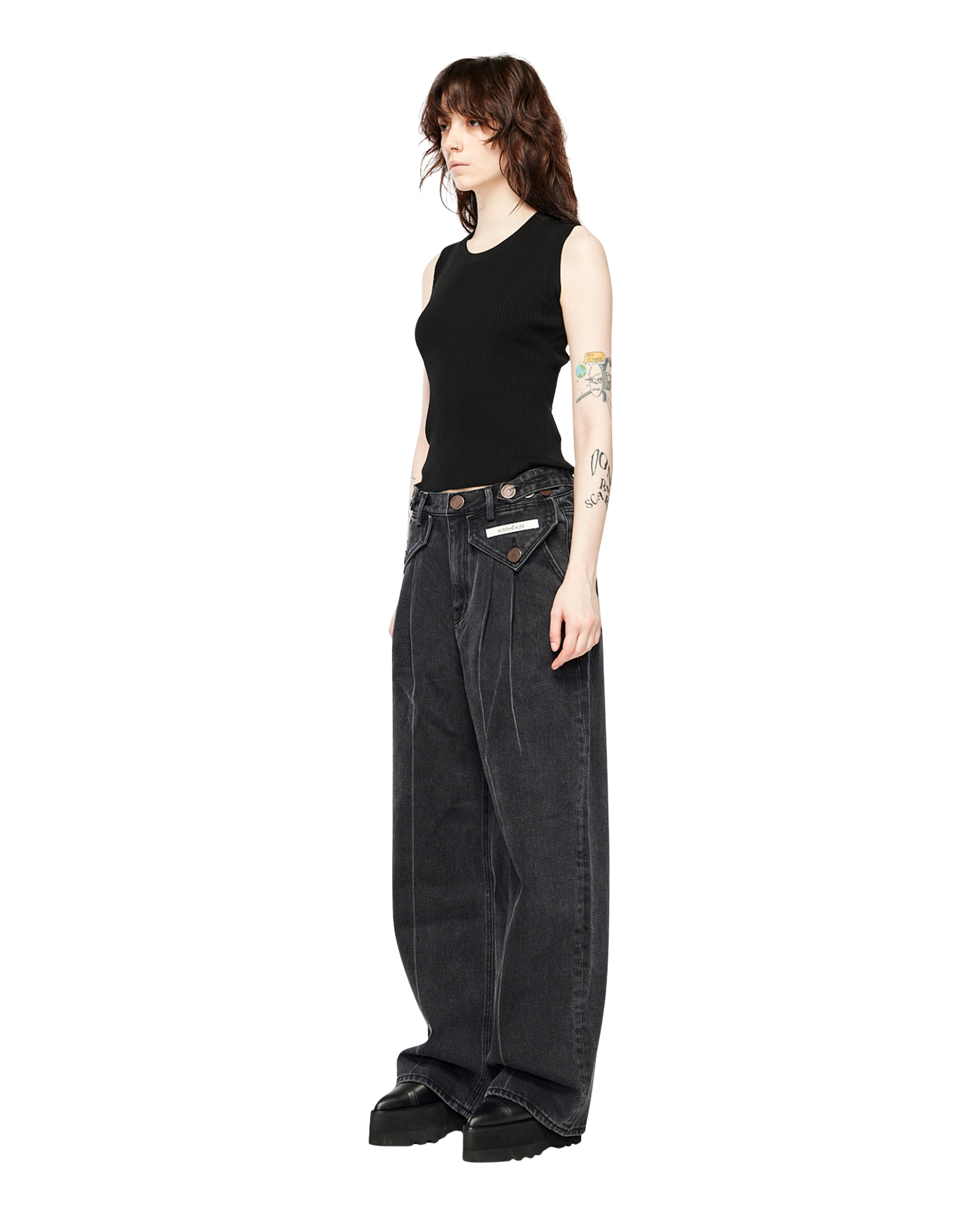 Kimhe Kim - Two Pocket Pants (Black) product image 2 | TRAB K-Fashion Australia