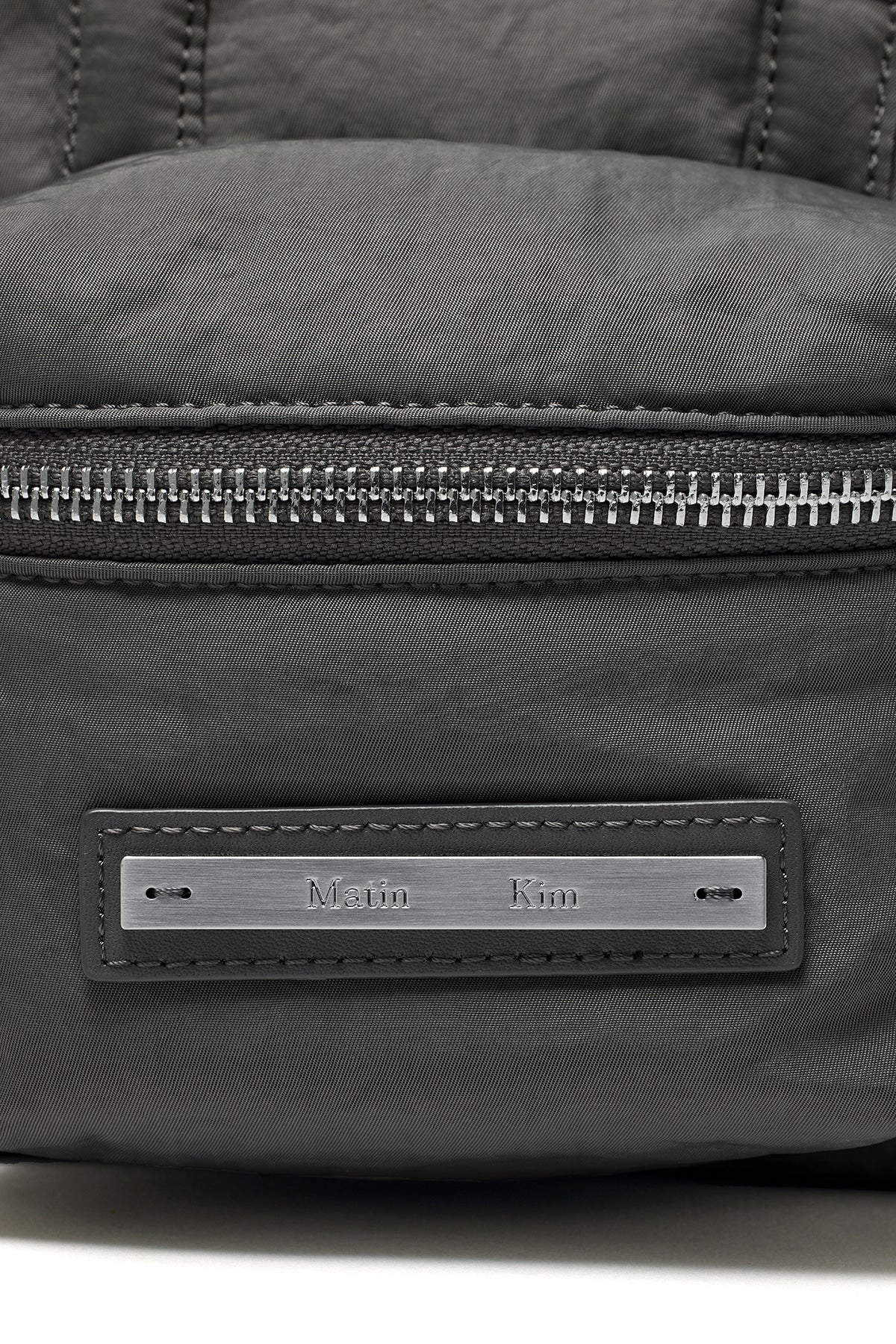 Matin Kim - Padded Cargo Two Way Mini Bag (Charcoal) product image 3 | TRAB K-Fashion Australia