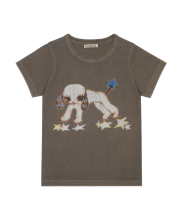 Coyseio - Vintage Puppy T-Shirt (Ash Brown) product image 1 | TRAB K-Fashion Australia