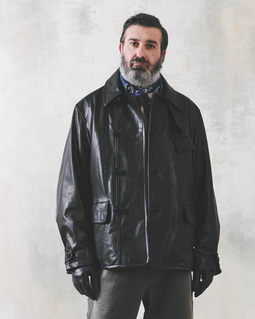 Eastlogue - Architect Work Leather Jacket (Black) product image 2 | TRAB K-Fashion Australia
